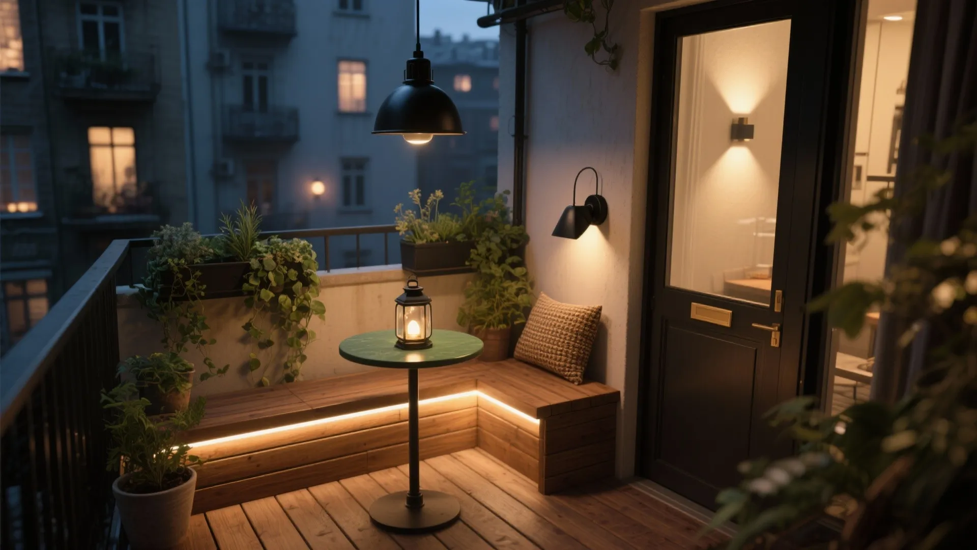 Warm layered lighting for cozy evenings