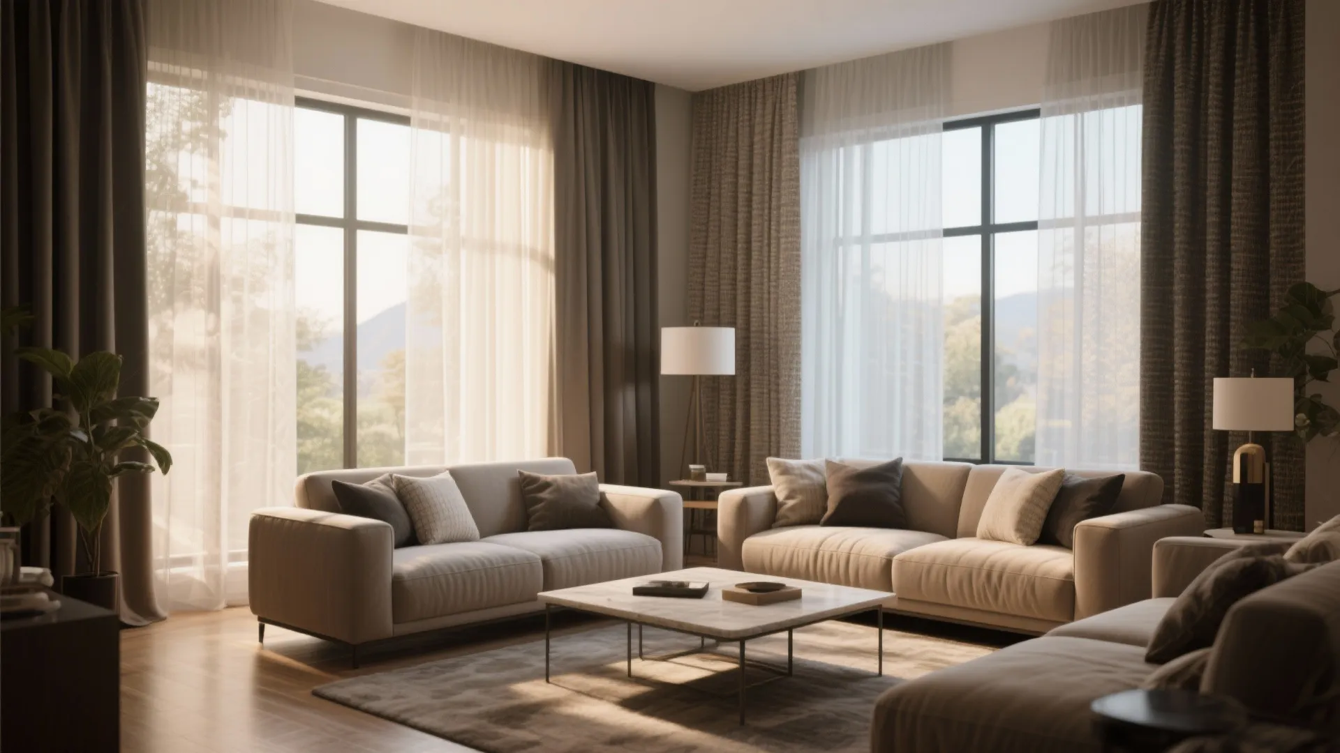 Layered Curtain Combinations