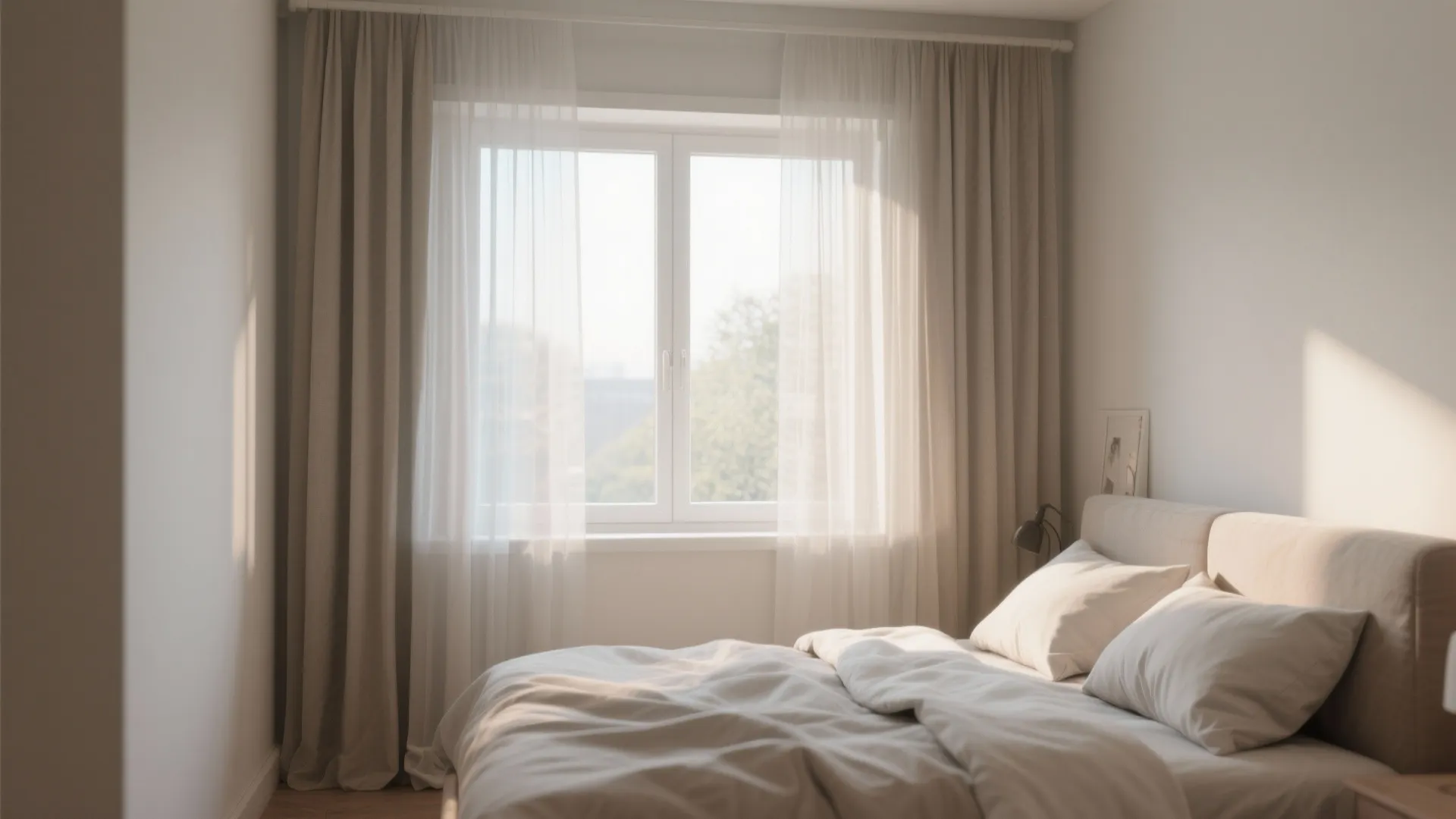 3. Light, Layered Curtains