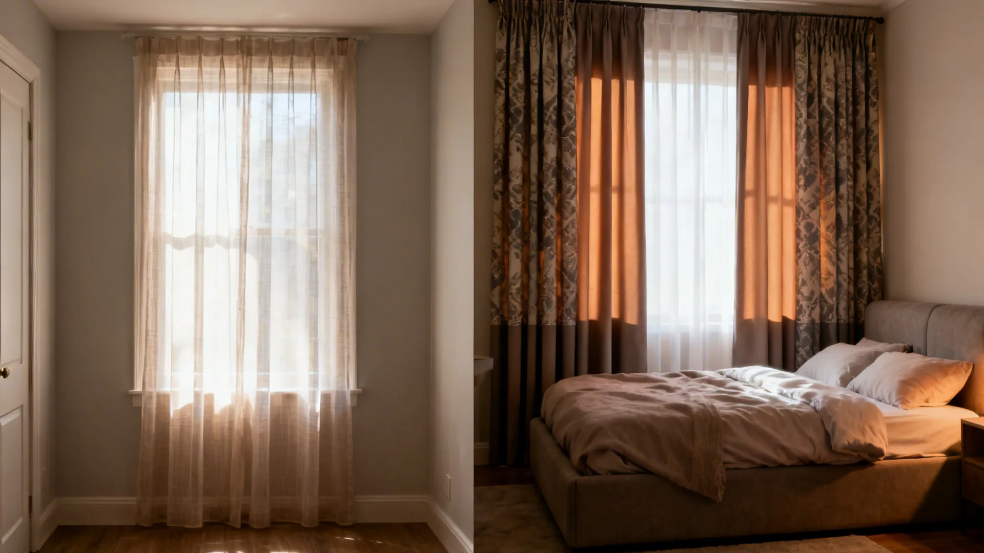 4. Layered Curtains for Function