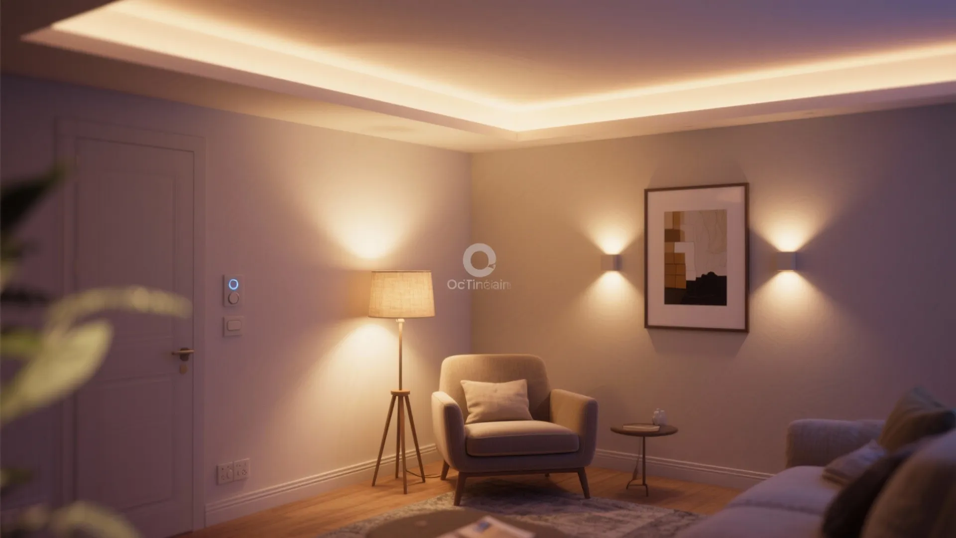 1. Layered Lighting with Dimmable Fixtures