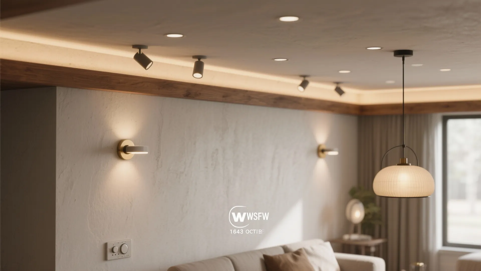 1. Layered Lighting with Dimmers