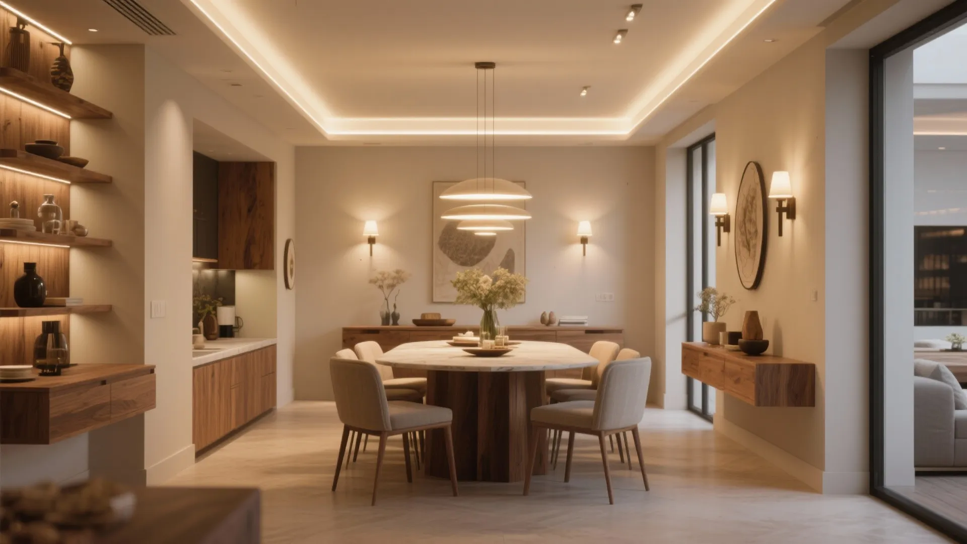 3. Layered Ambient and Accent Lighting