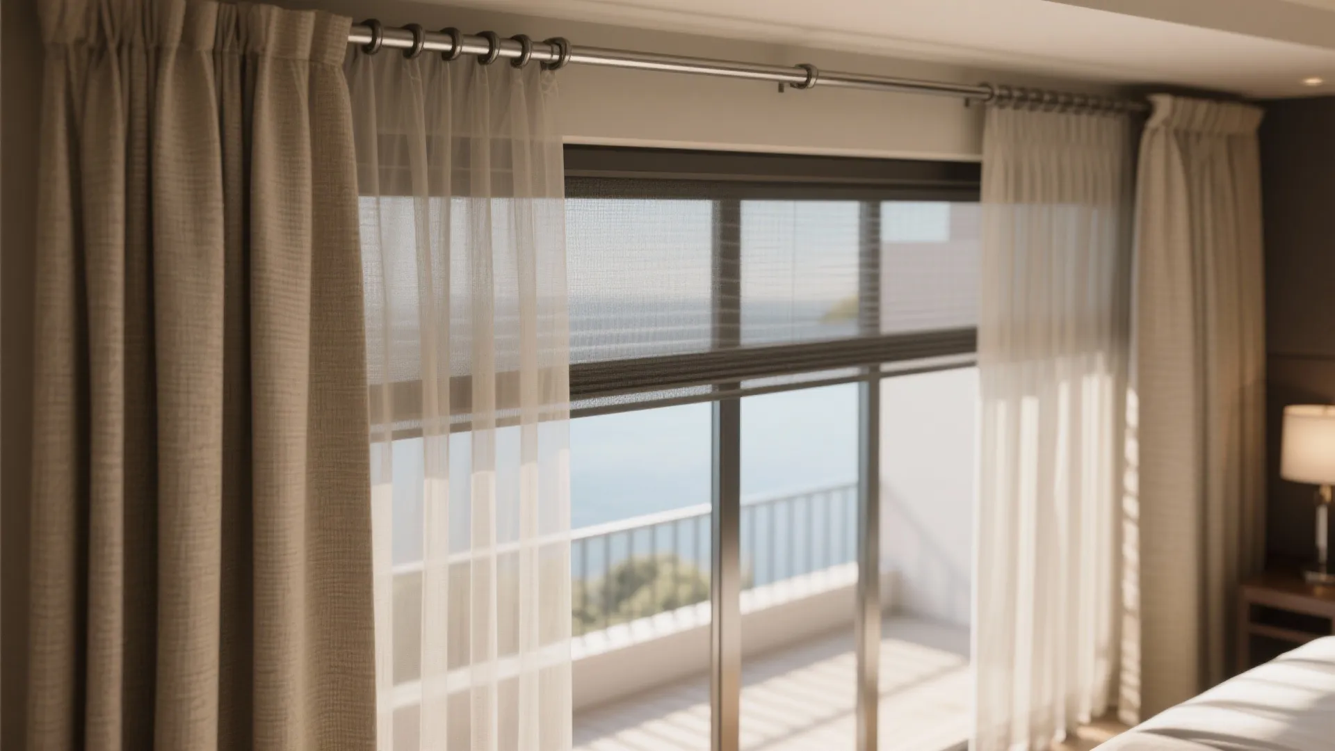 4) Layered Window Treatments for Light, Heat, and Privacy