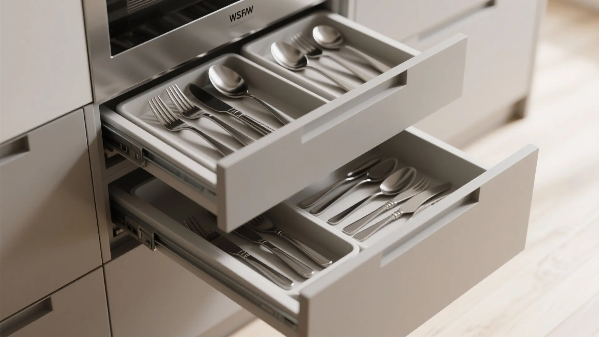 2. Layered drawer inserts