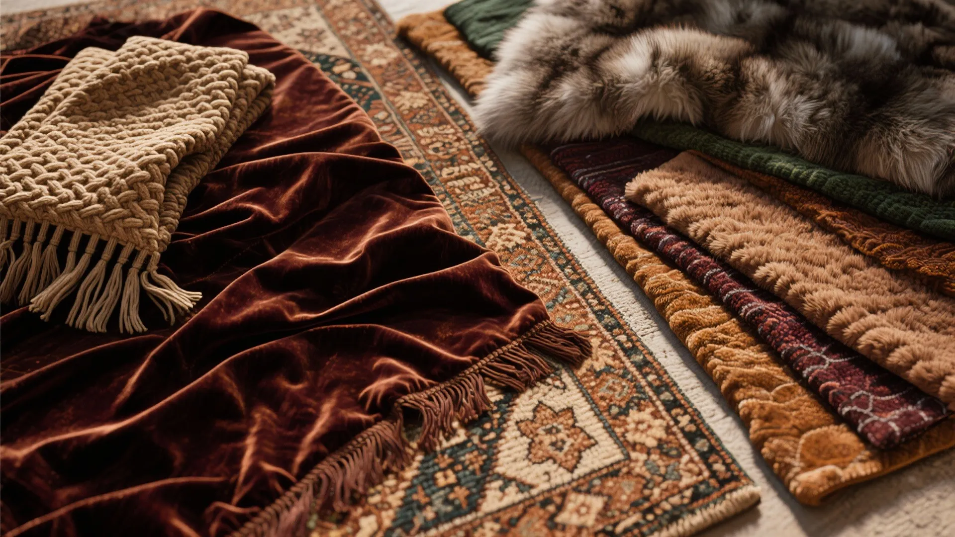 2. Layered Textures and Fabrics