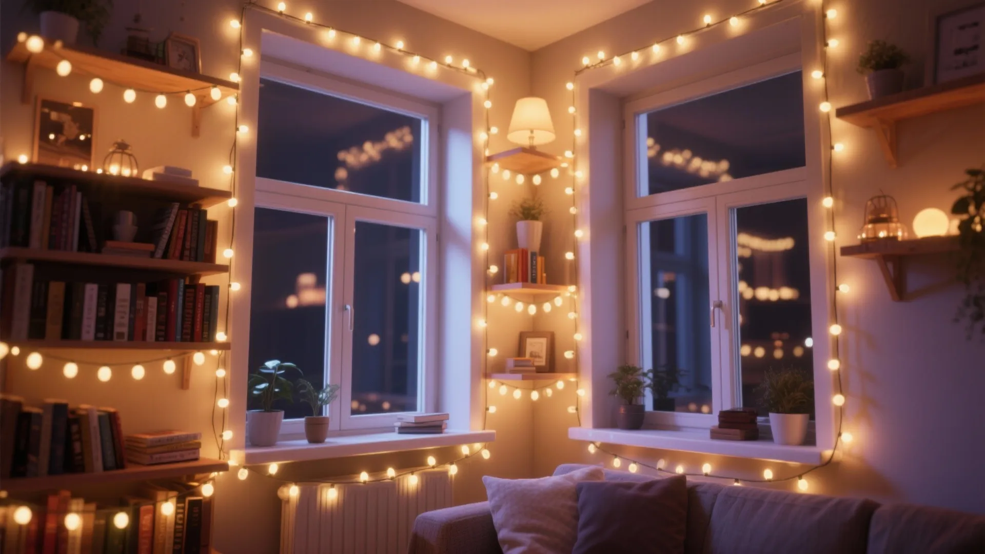 Twinkling Fairy Light Layers