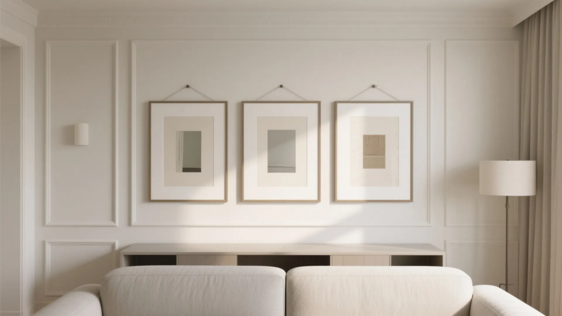 Layered frames that double as a gallery