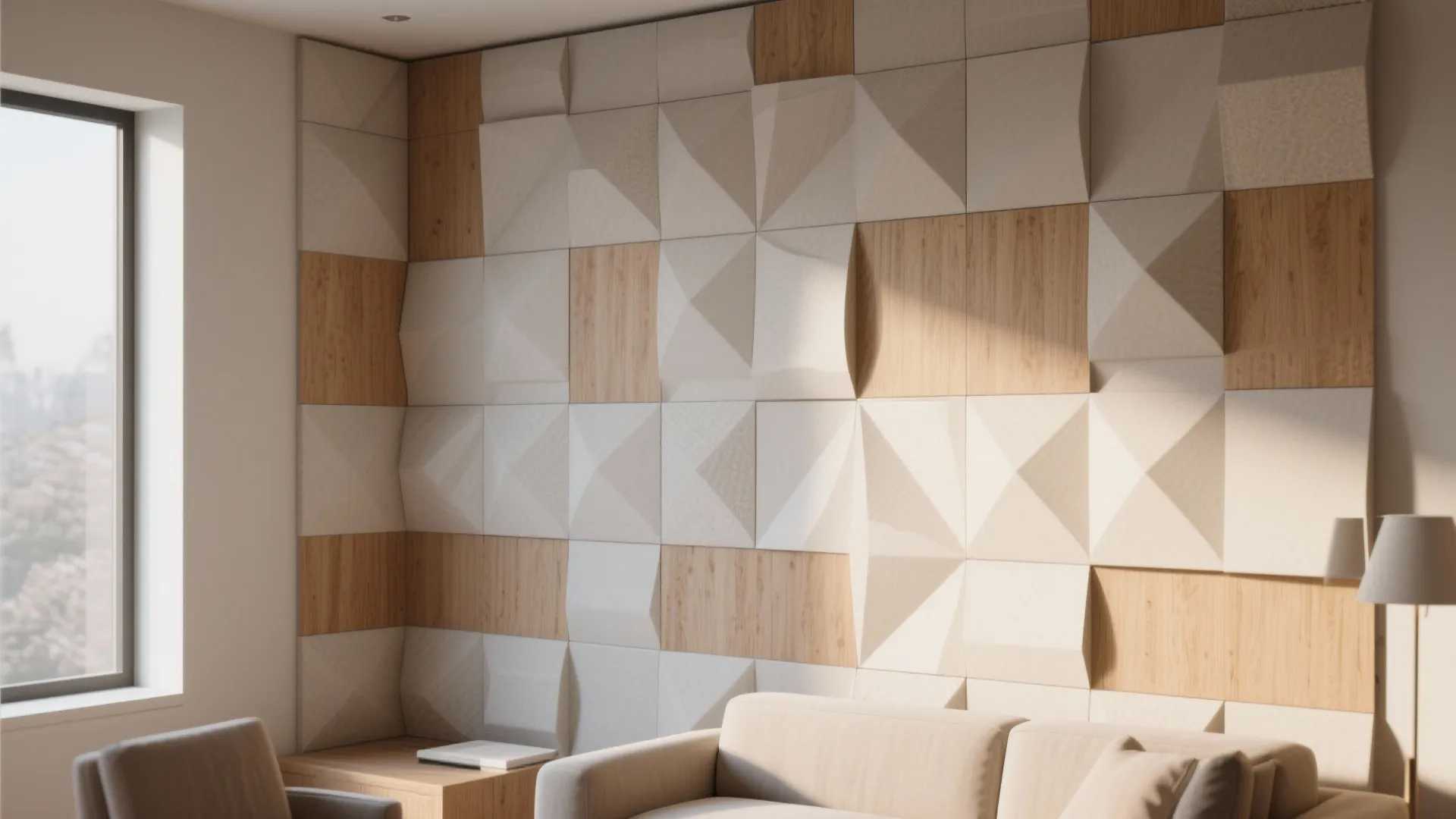 1. Layered geometric relief