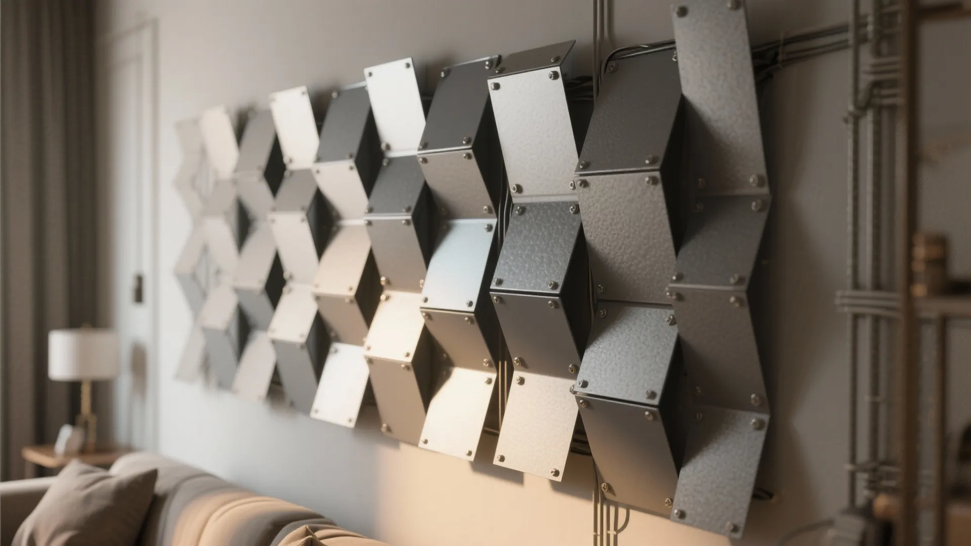 1. Layered Geometric Panels