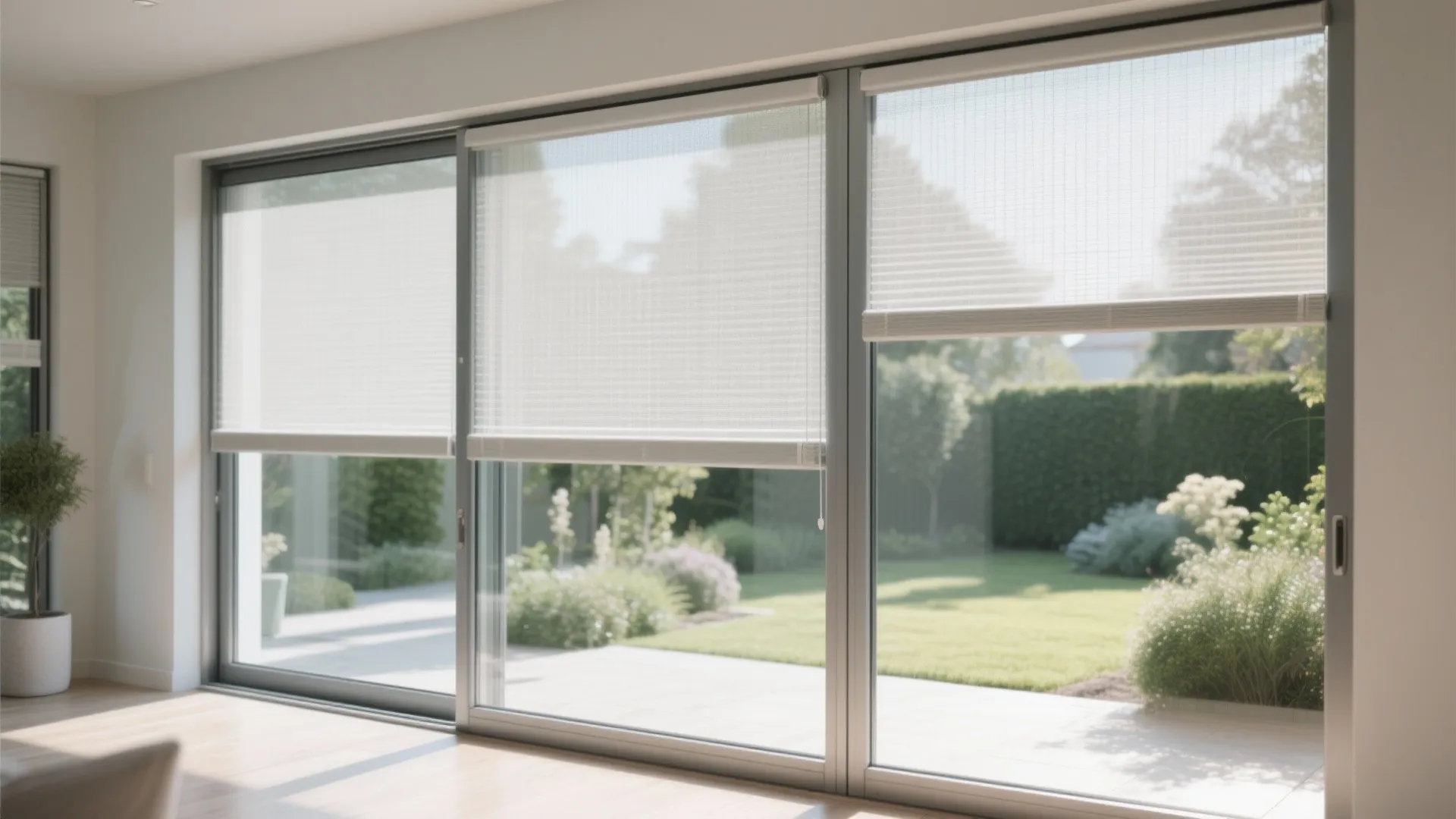 2. Layered Glass, Shades, and Screens