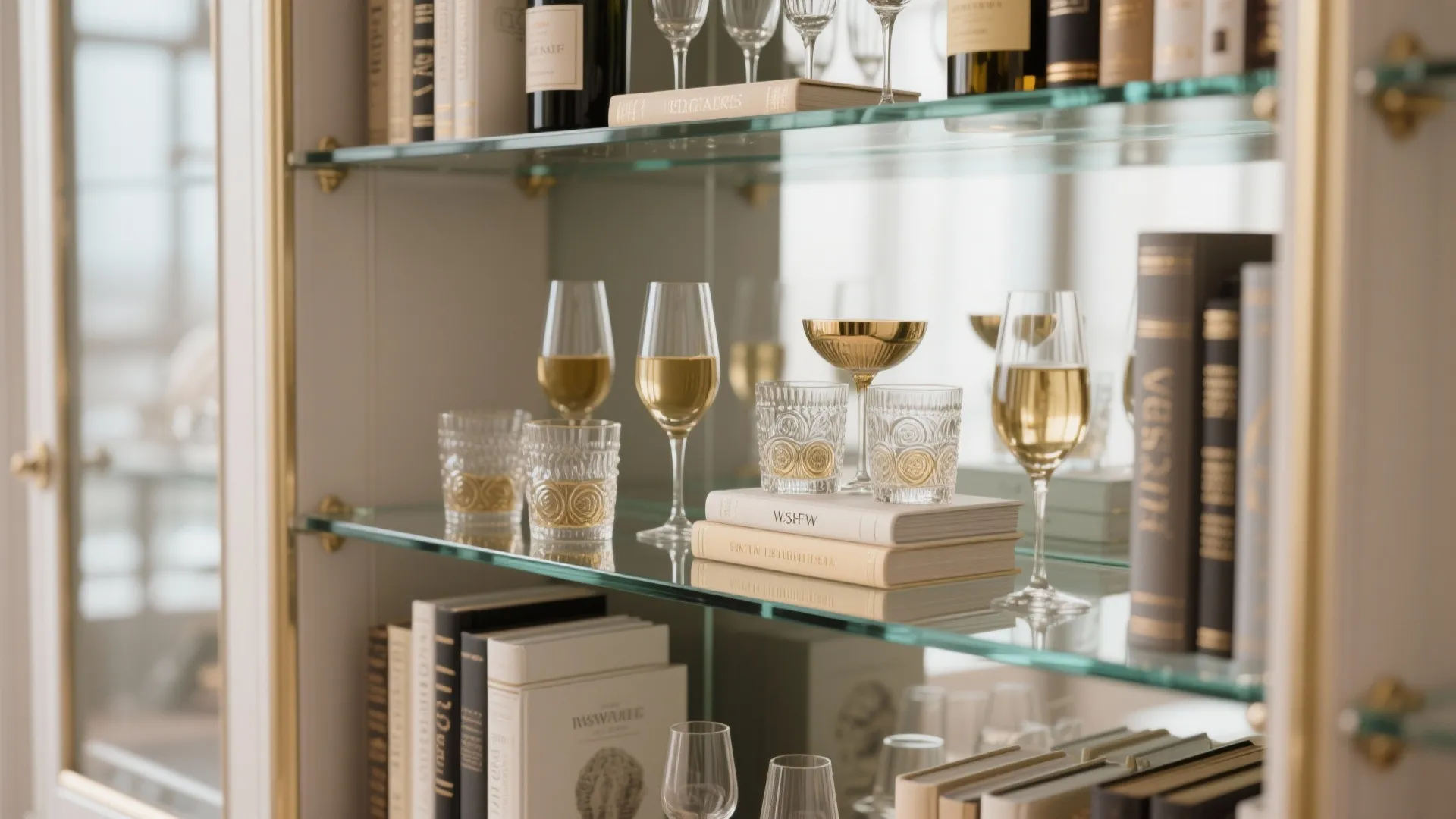 2. Layer in Glassware at Different Heights