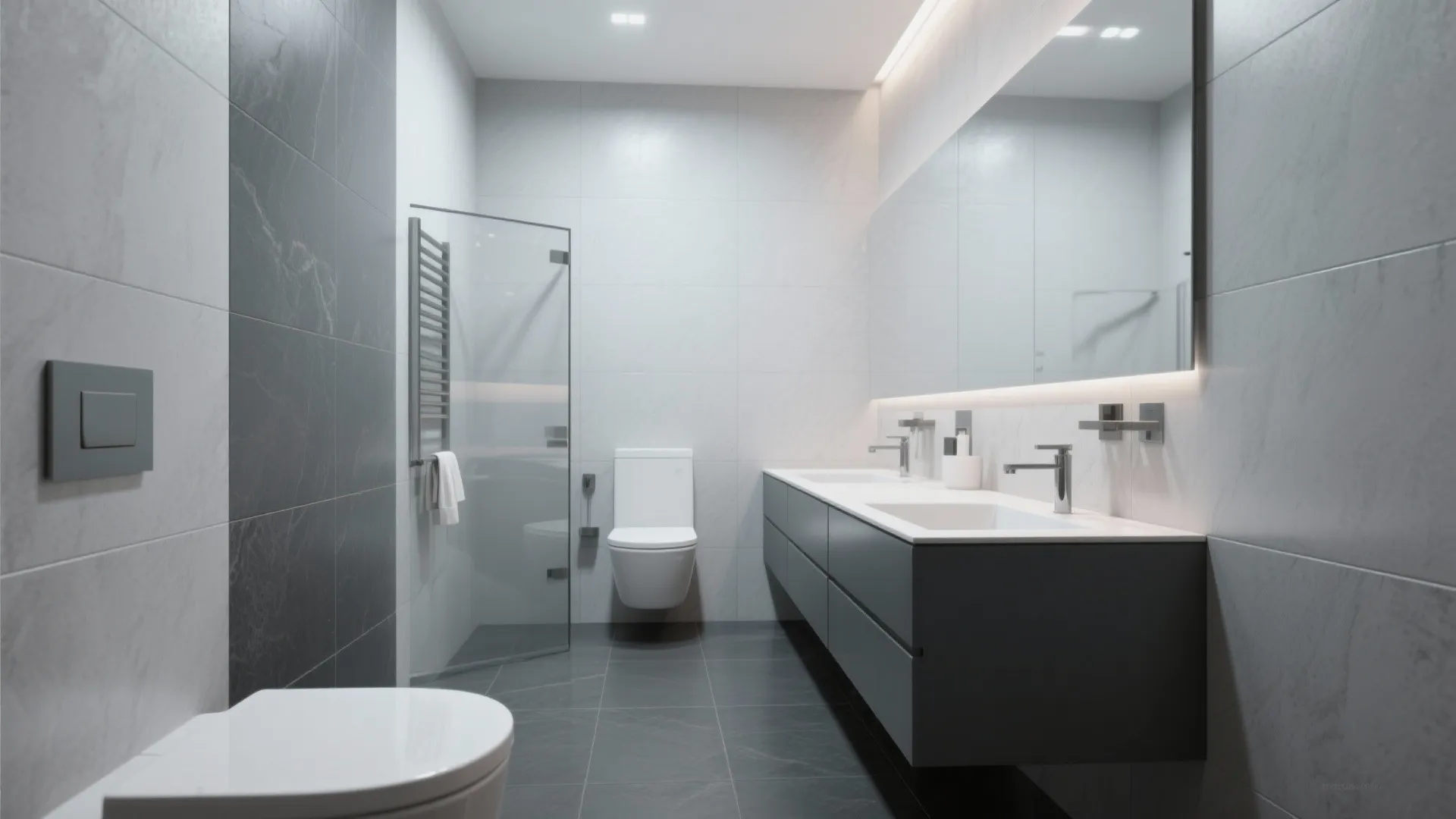 Idea 1: Layered Gray Tones