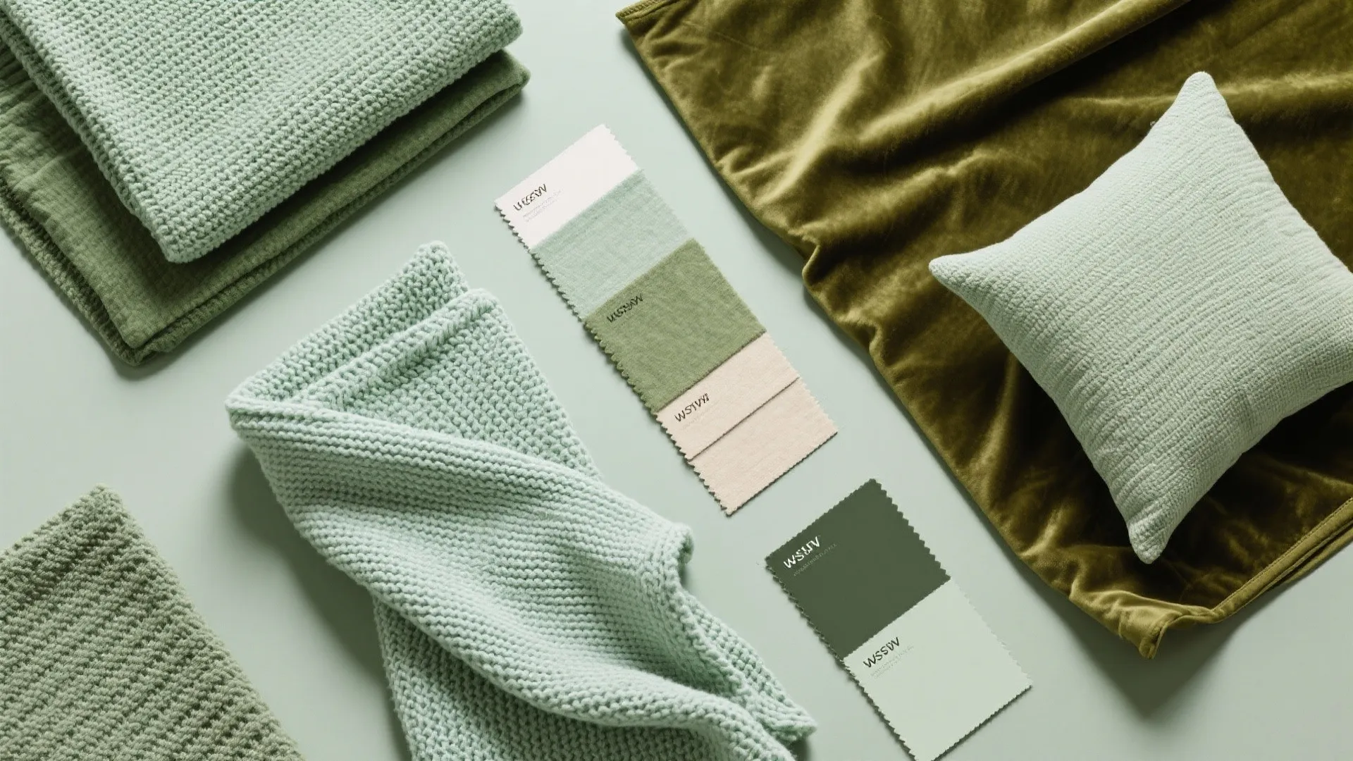 9. Layered Green Shades