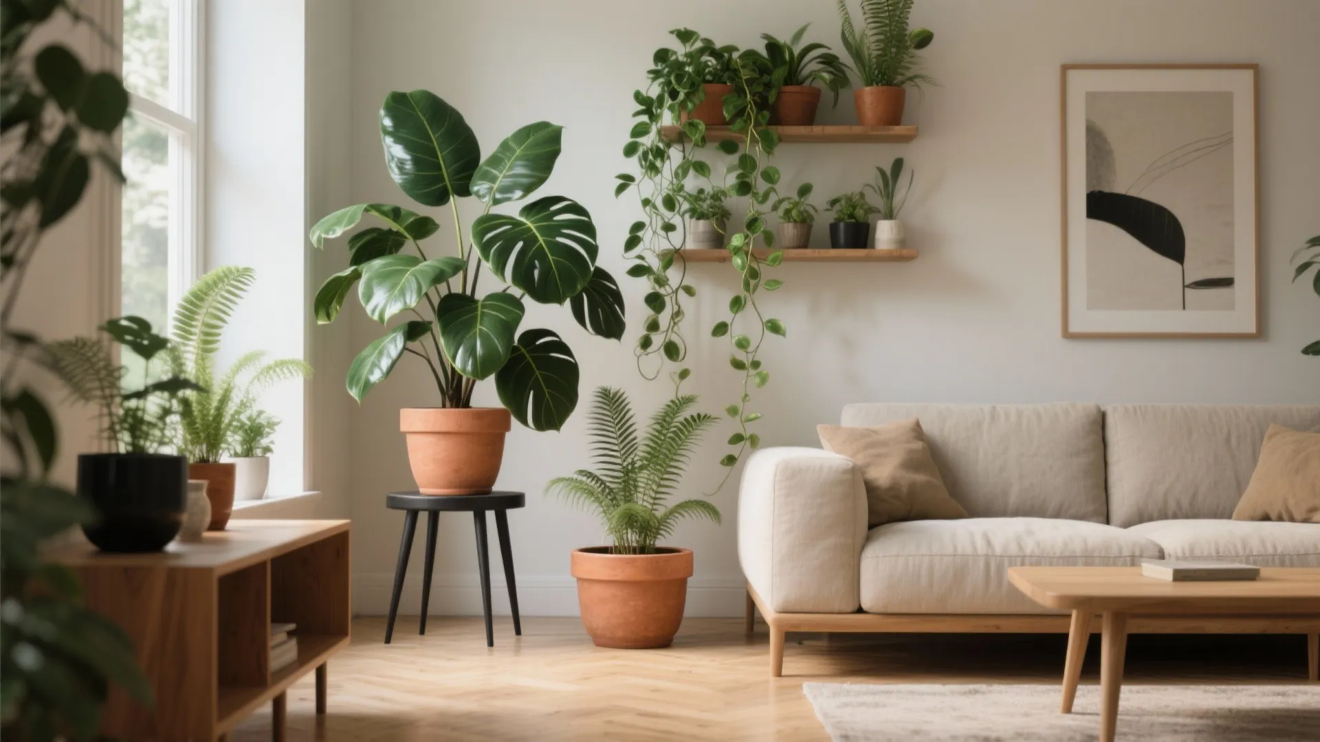 Layered Greenery Creates Depth