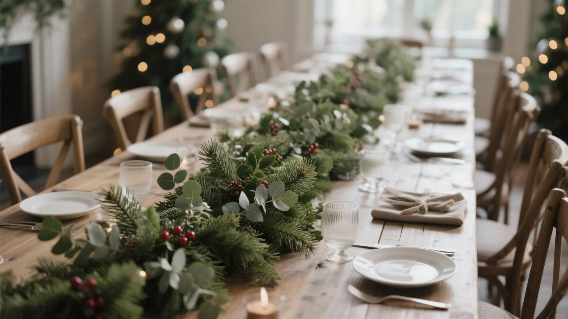 1. Layered Greenery Garland