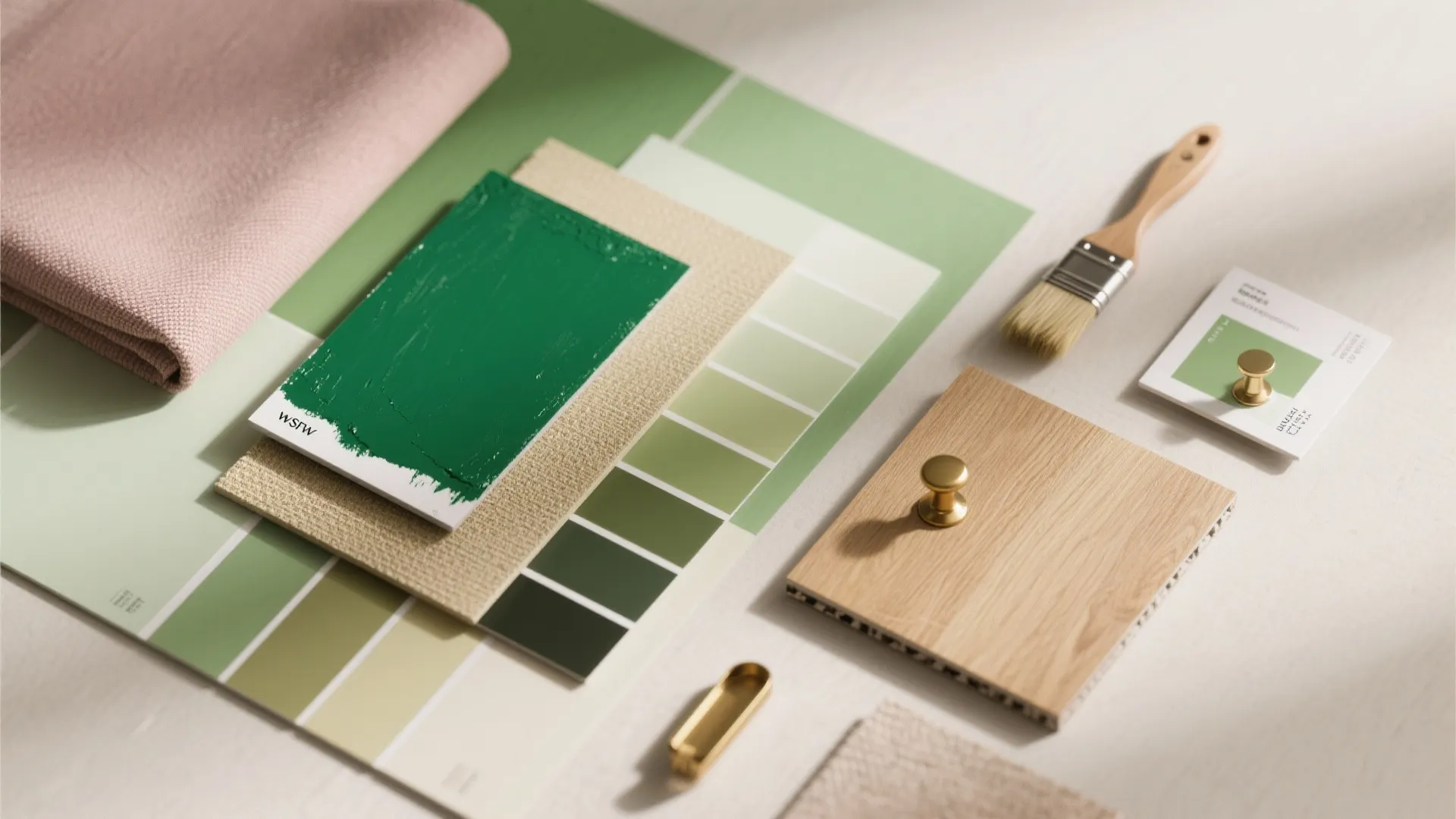 3. Layered Greens: Emerald with Softer Tones