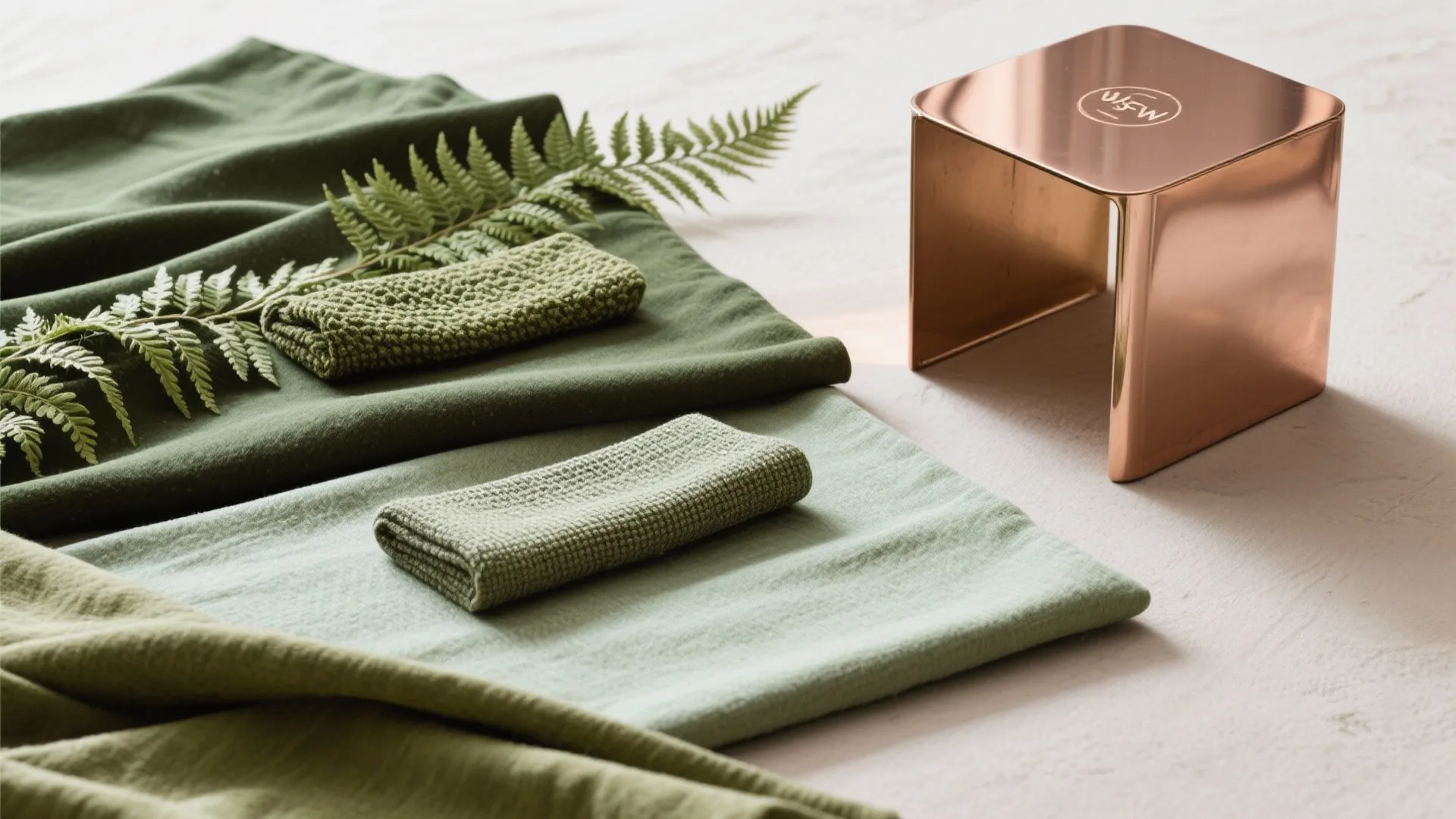 6. Layered Green Tones