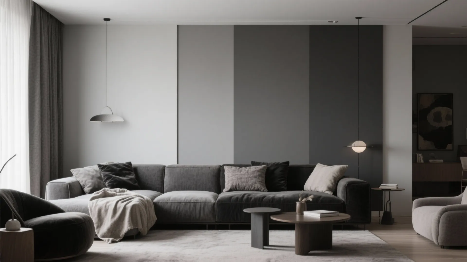 2. Layered Shades of Grey