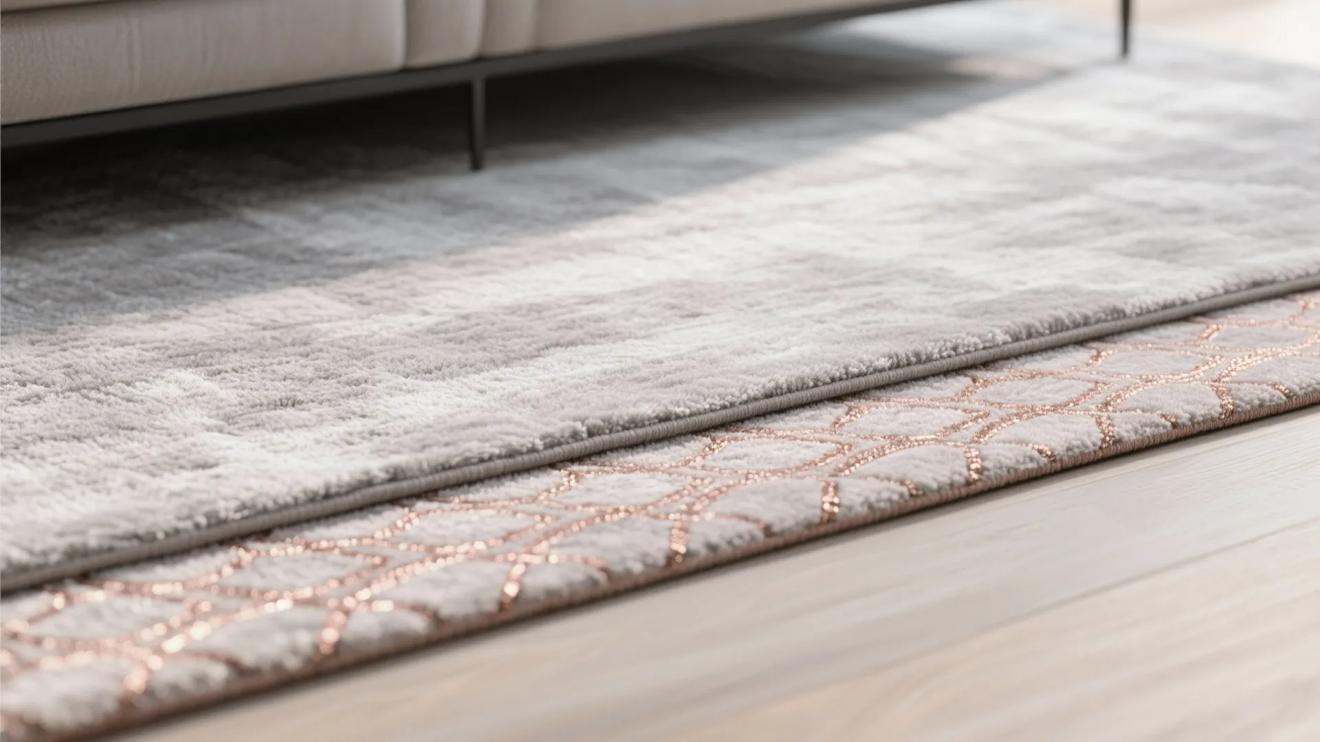 4. Layered Rugs