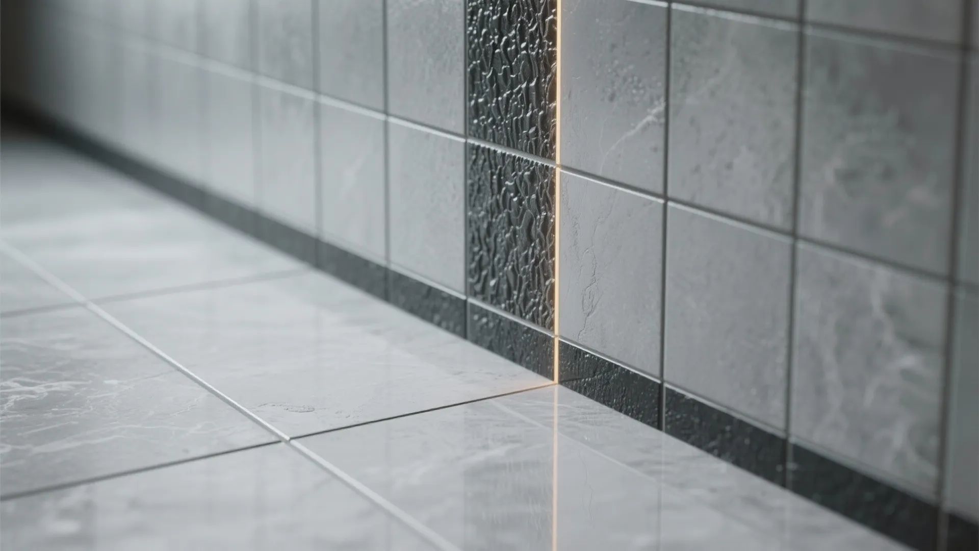 1. Layered greys with different textures