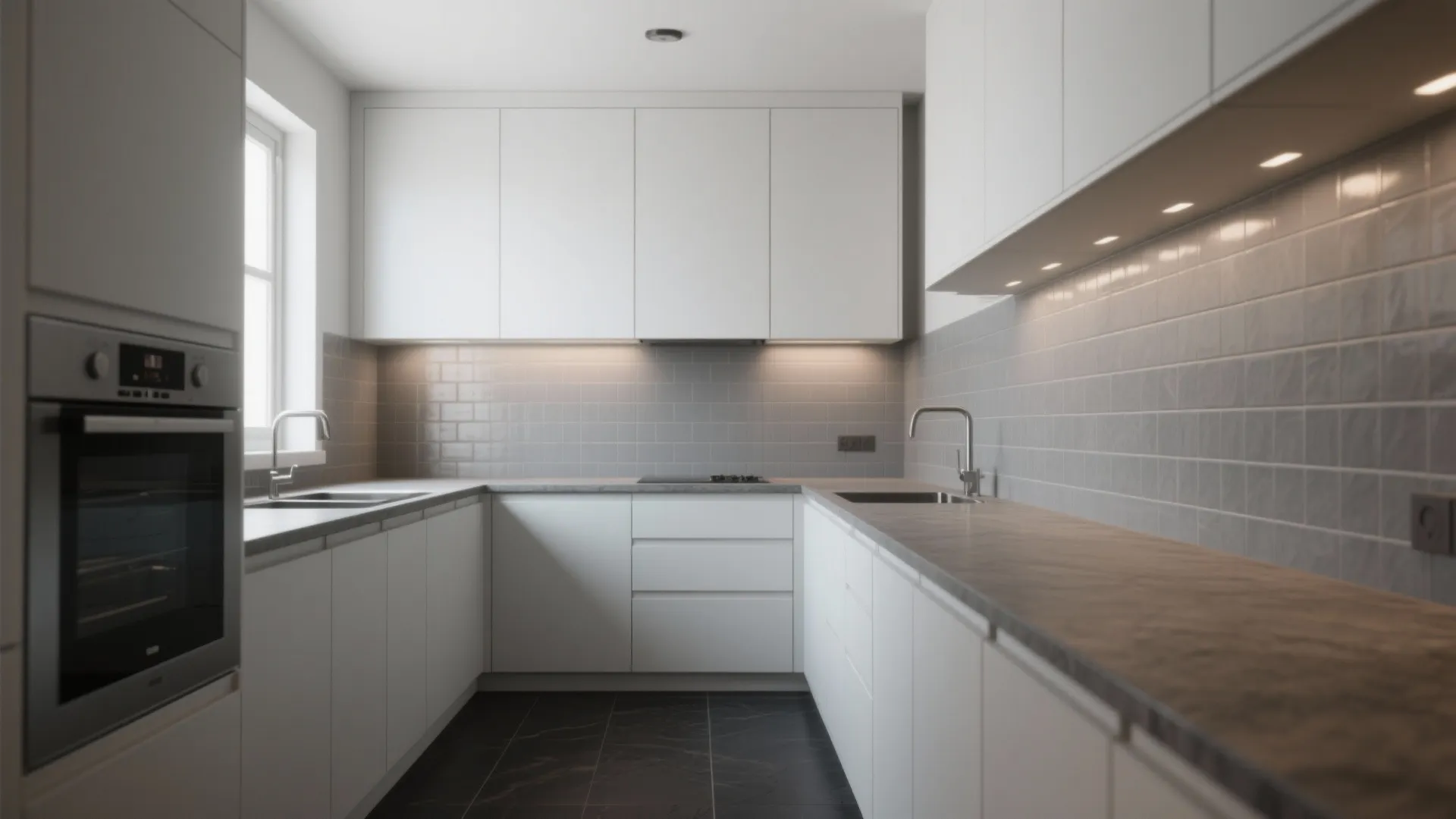 2. Layered greys to avoid flatness