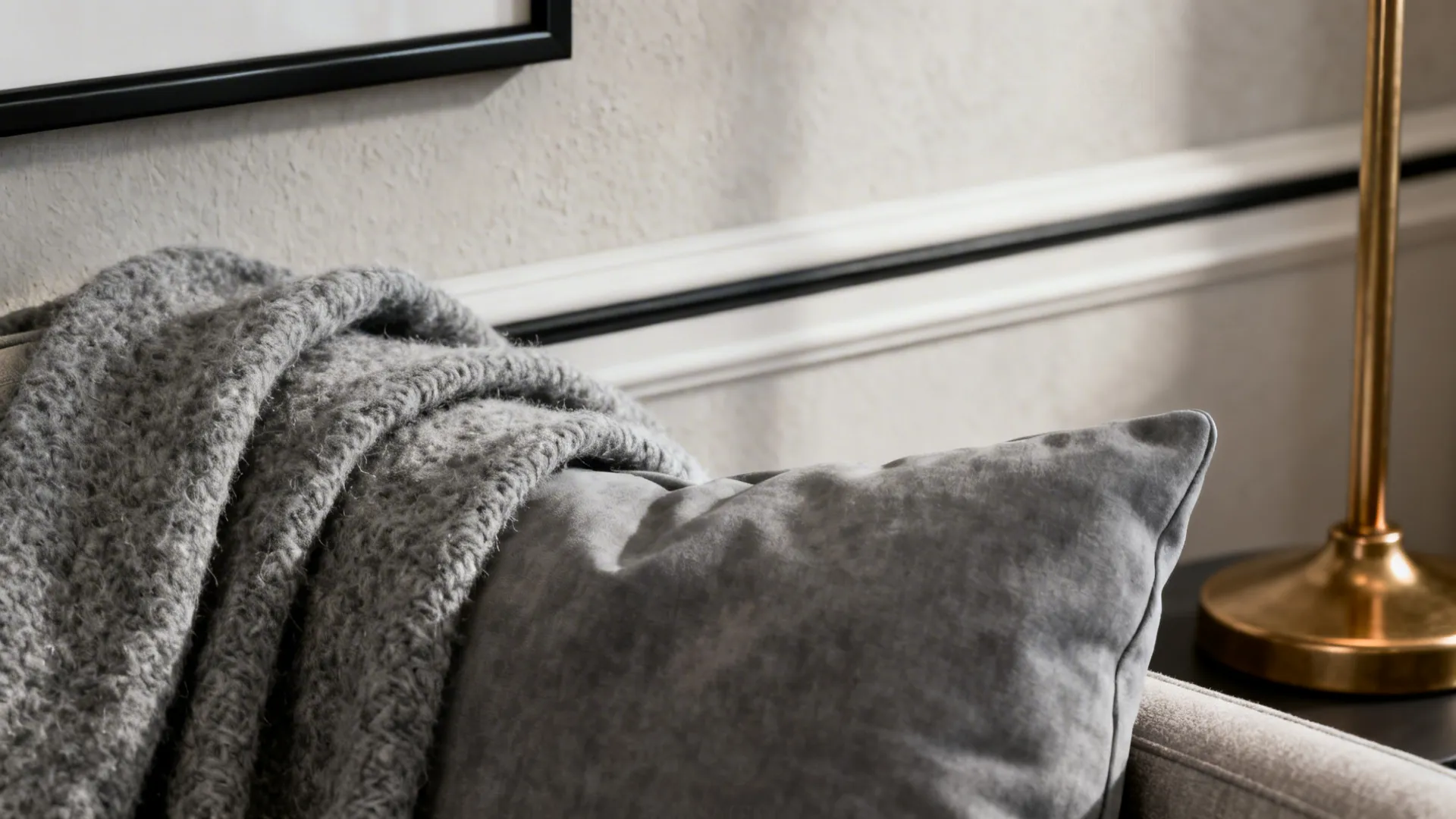 1. Layered Greys with Black Accent Lines