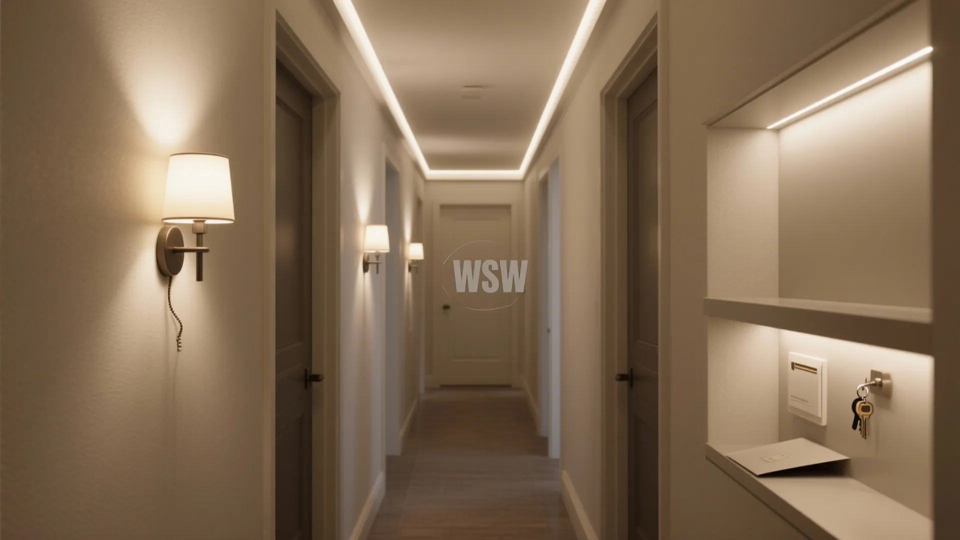 Layered Lighting: Sconces + Wash + Task