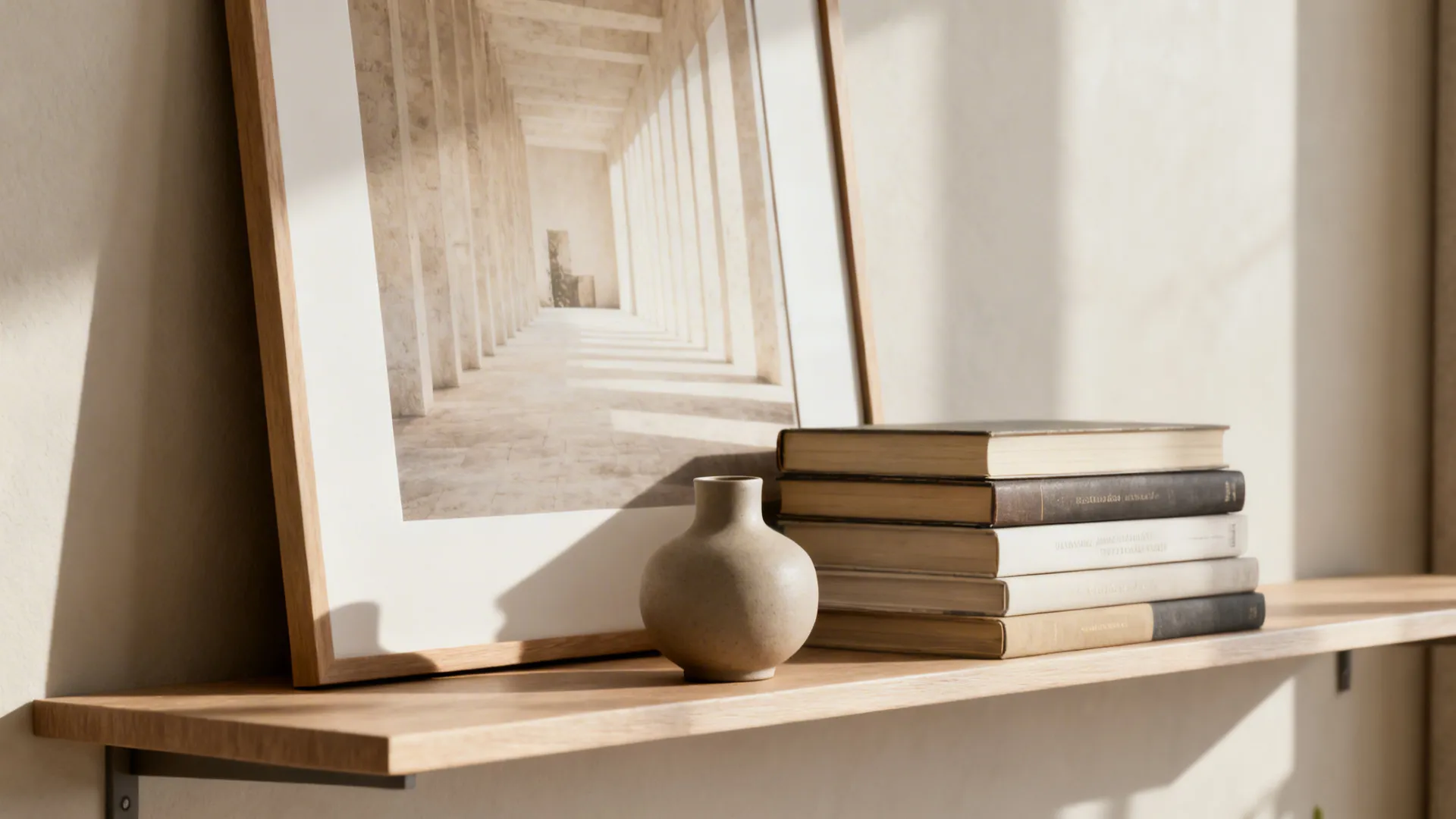 1. Layered Heights with Art and Objects