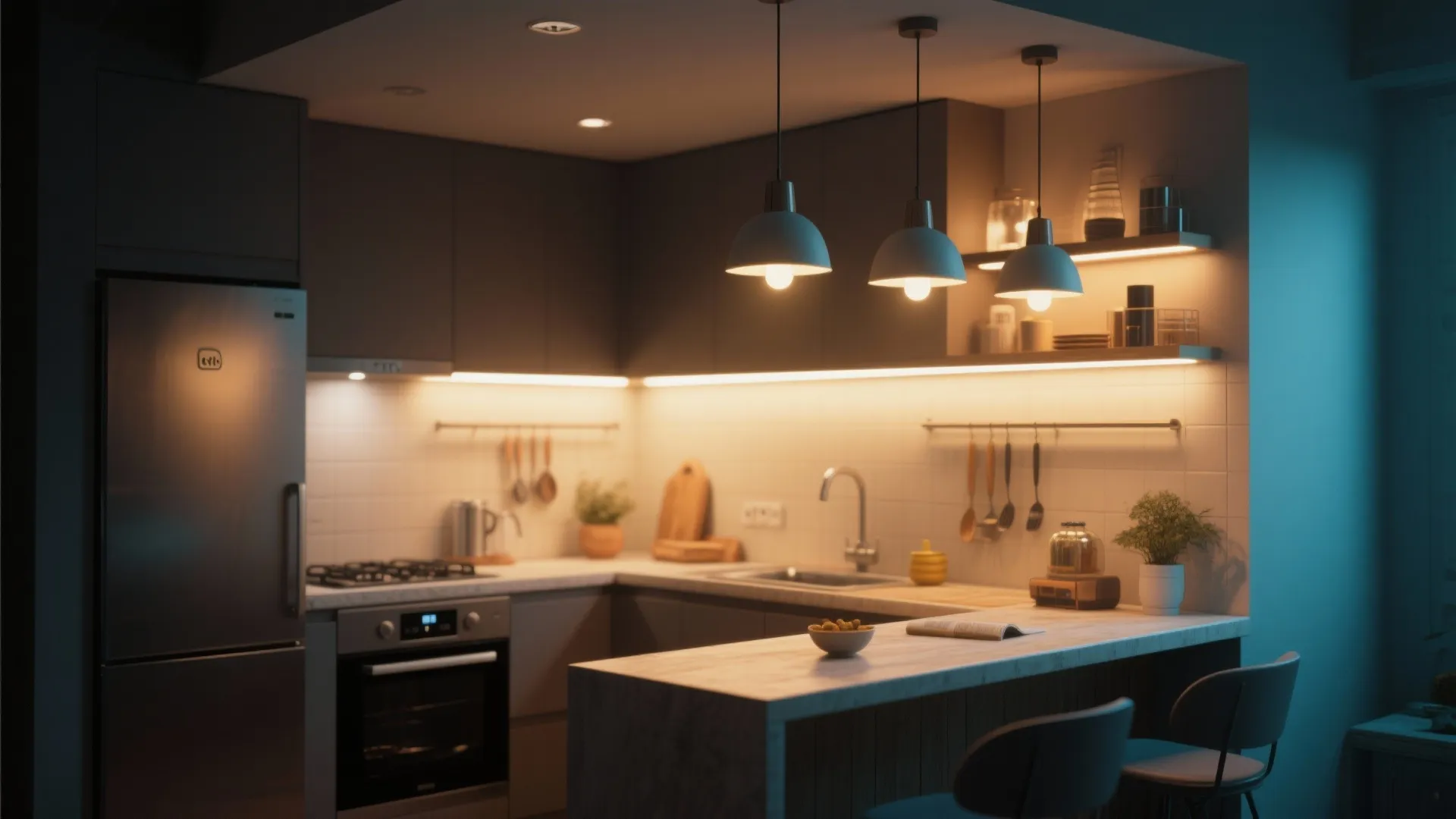 4. Layered Lighting Magic