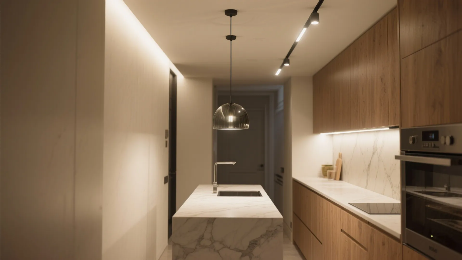 Layered Lighting with Statement Pendants