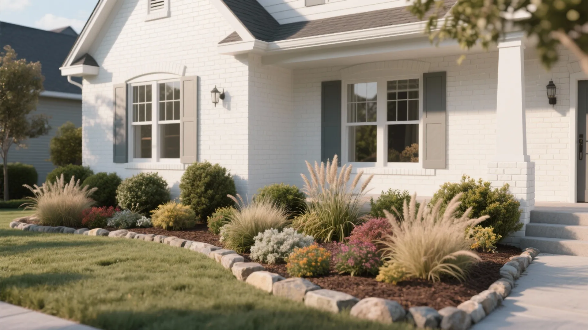 4. Layered Landscaping