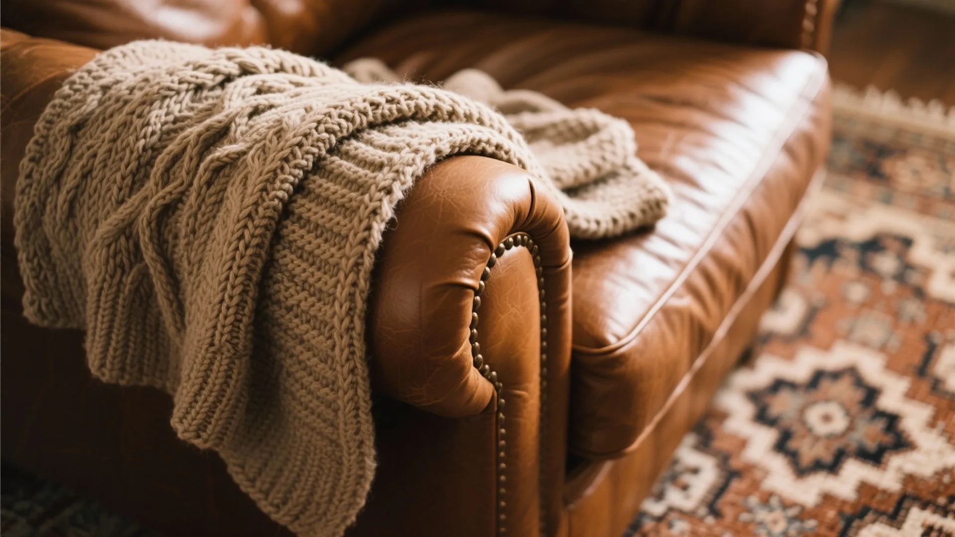 3. Layering Textures with Throws and Rugs