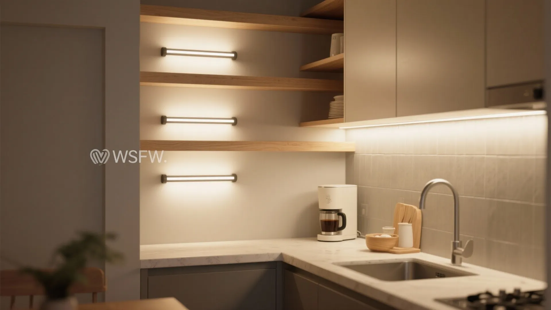 Layered LED Sconces for Task + Ambient Light