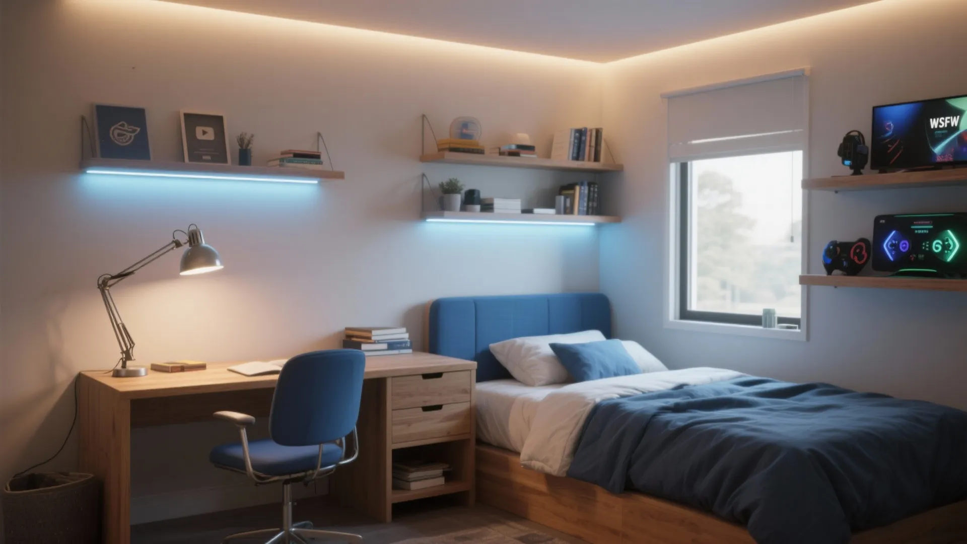 3) Layered lighting for moods and focus