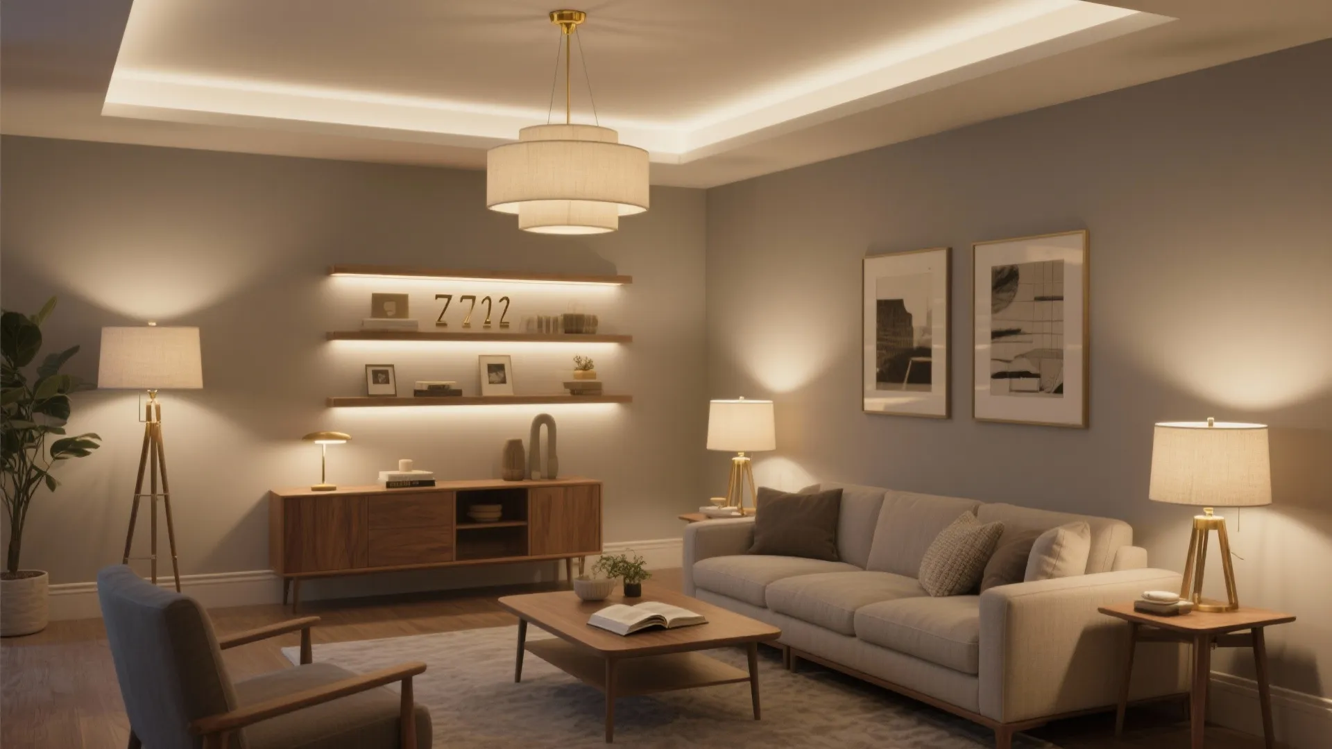 Idea 2: Layer light at three heights