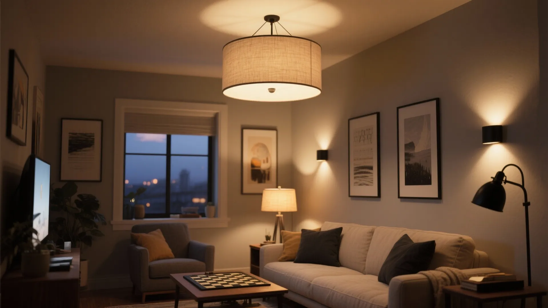 2) Layer light like a movie set