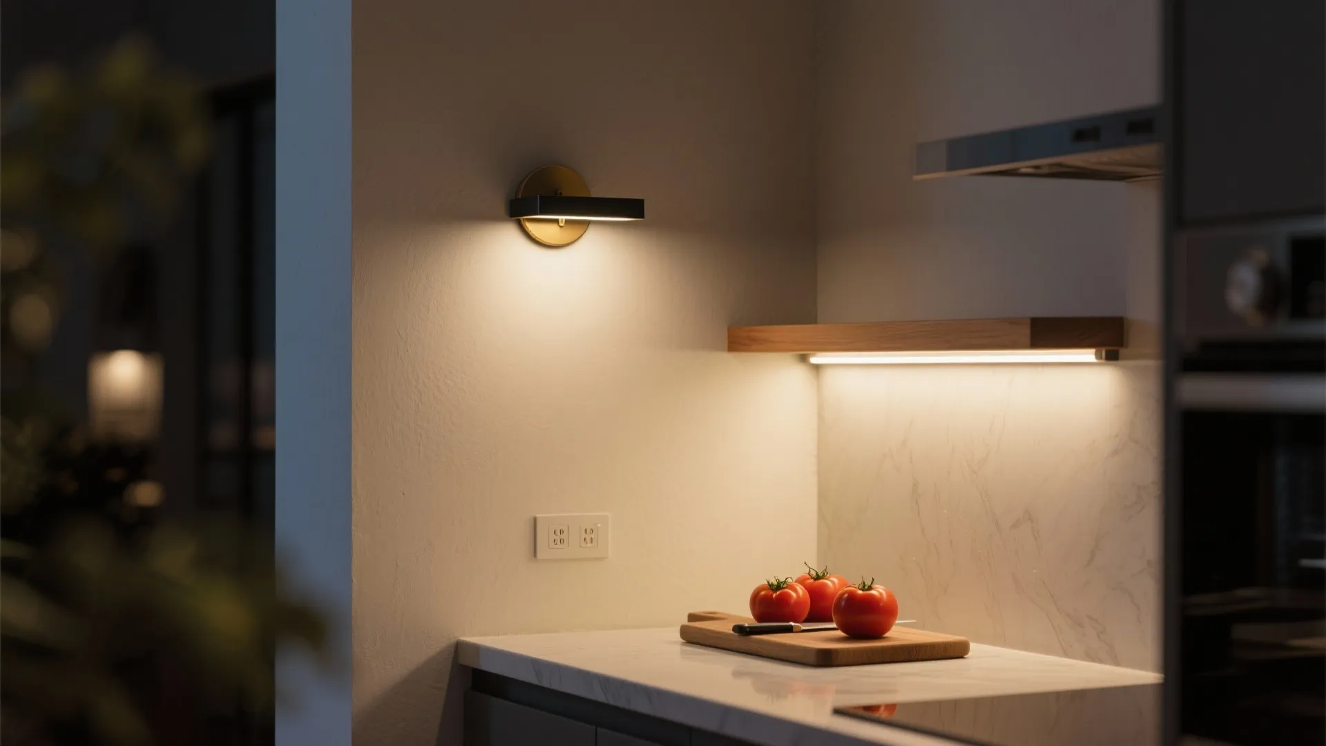 Idea 2: Layered light on the wall, not just under cabinets