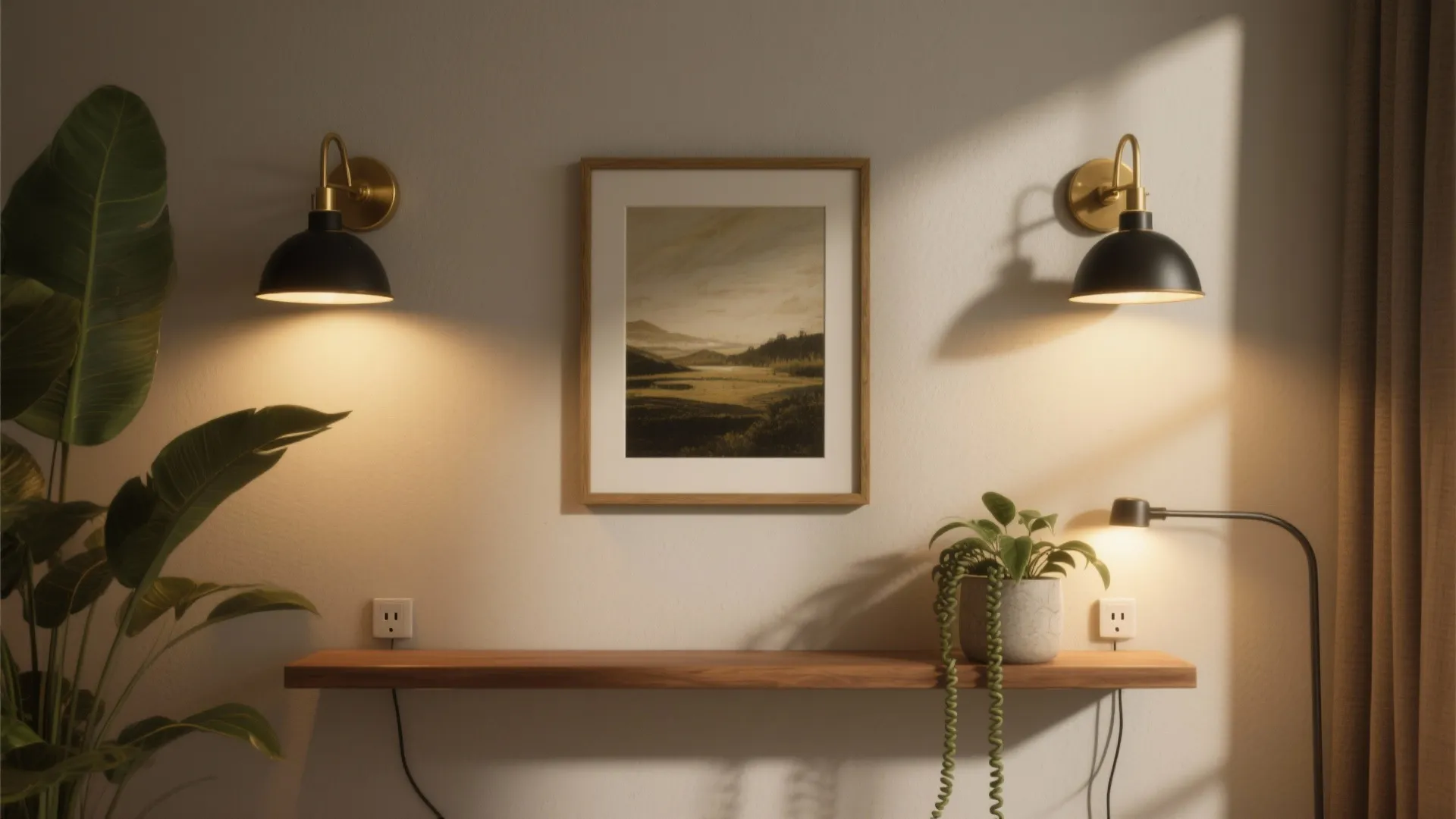 Idea 2: Layer light along the wall