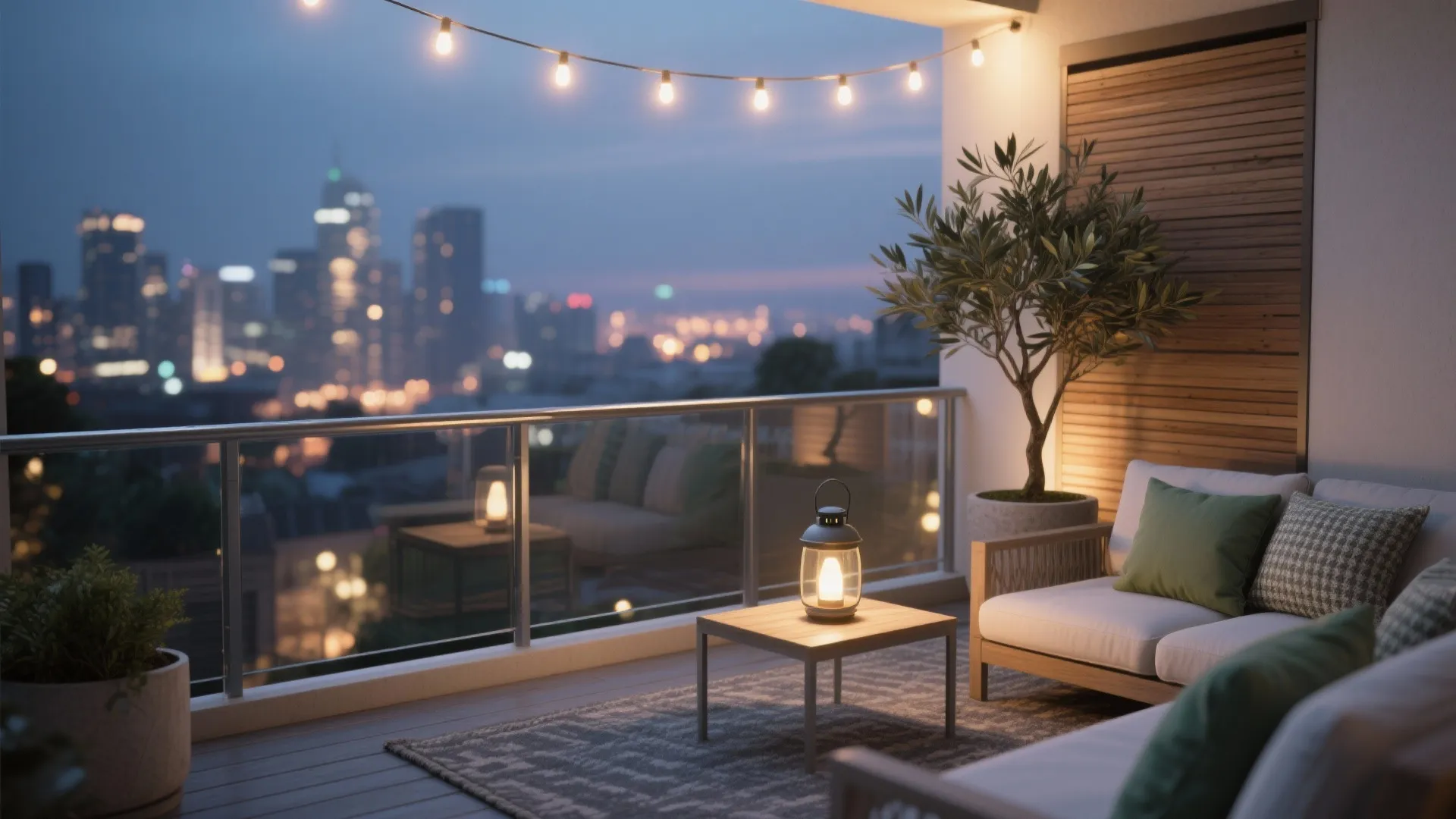 Layered lighting and all-weather textiles