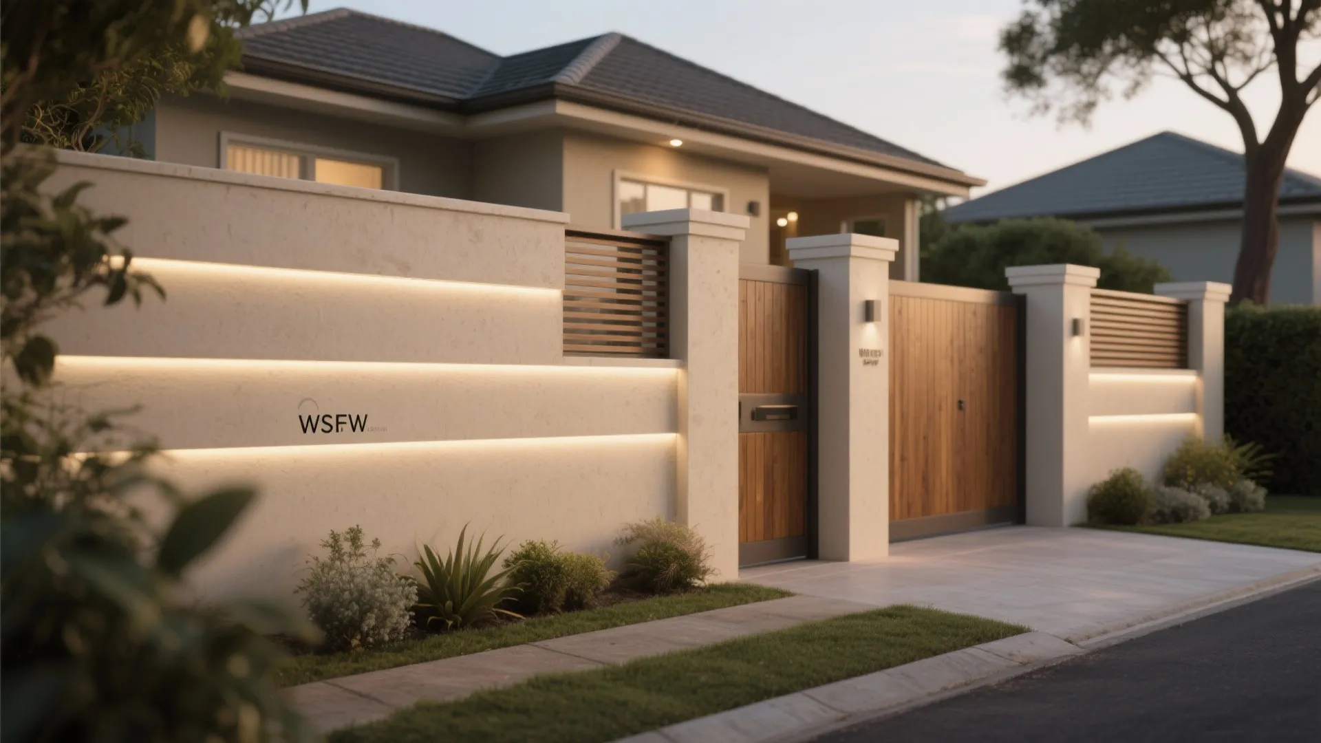 Layered Heights and Lighting for a Safe Welcome