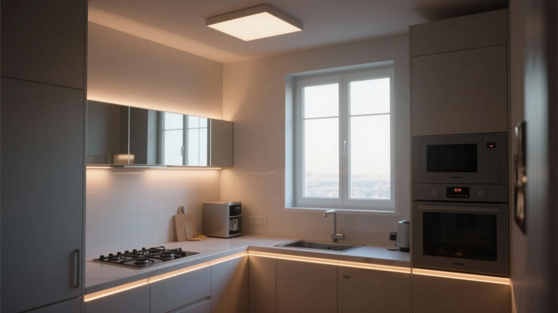 Layered Lighting and Reflective Surfaces