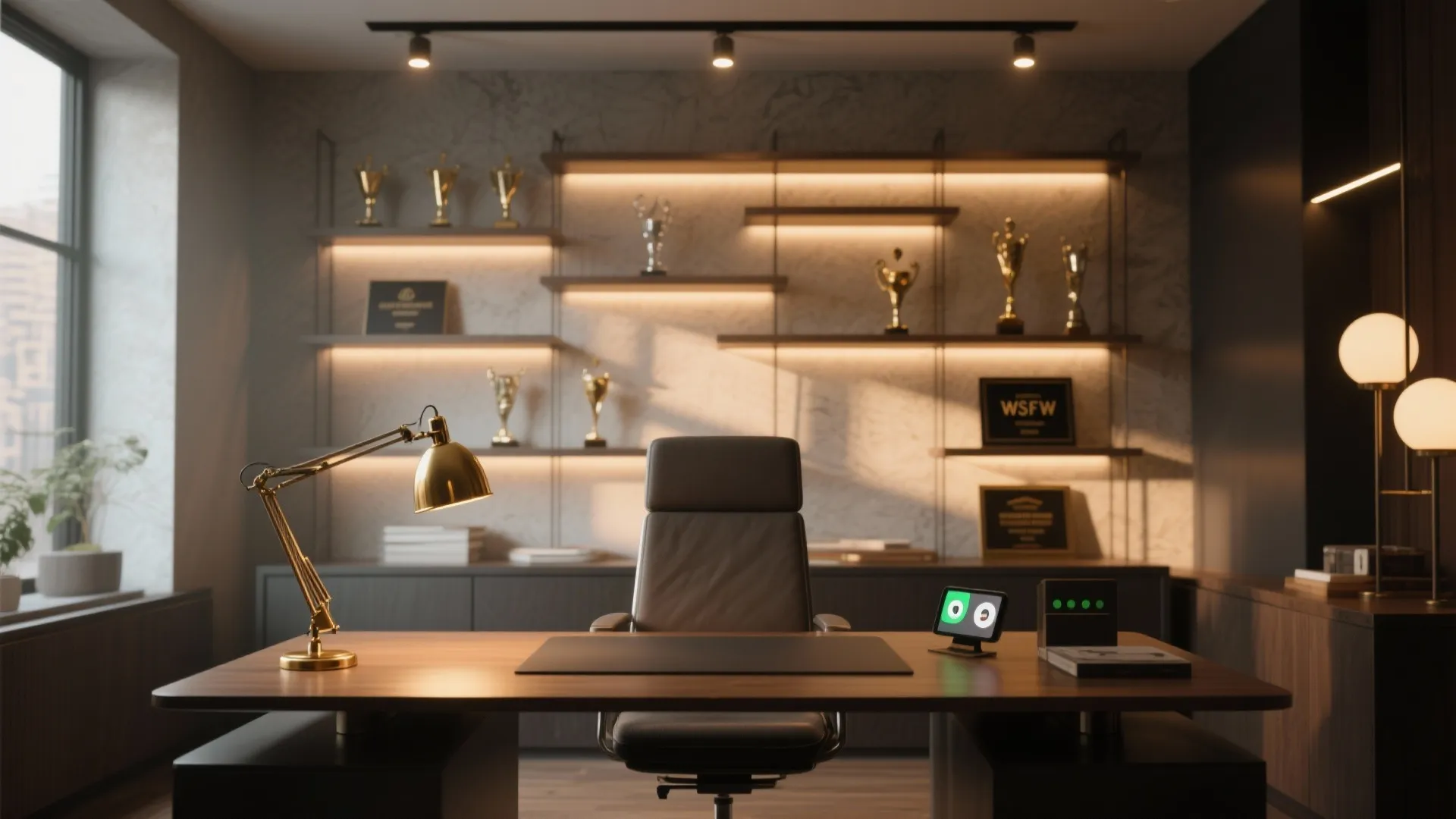4. Layered Lighting for Executive Presence
