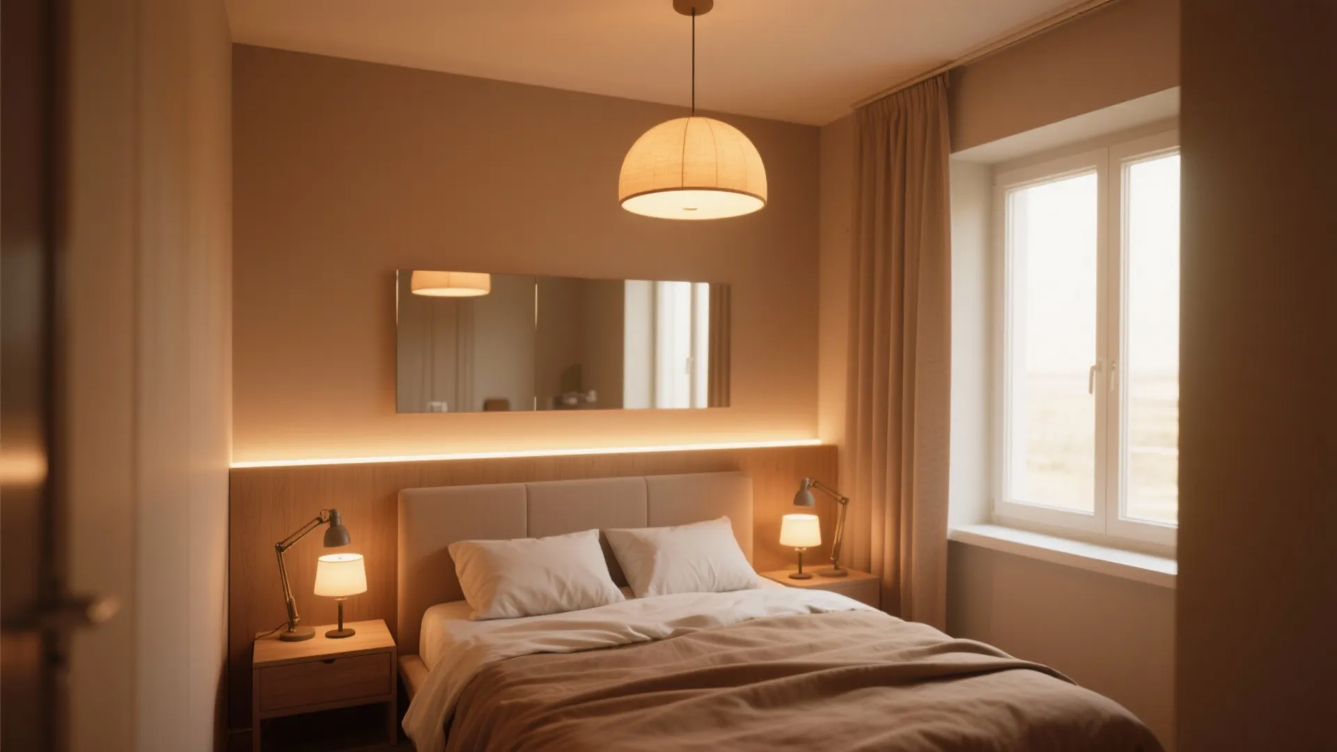 5. Prioritize layered lighting and reflective surfaces