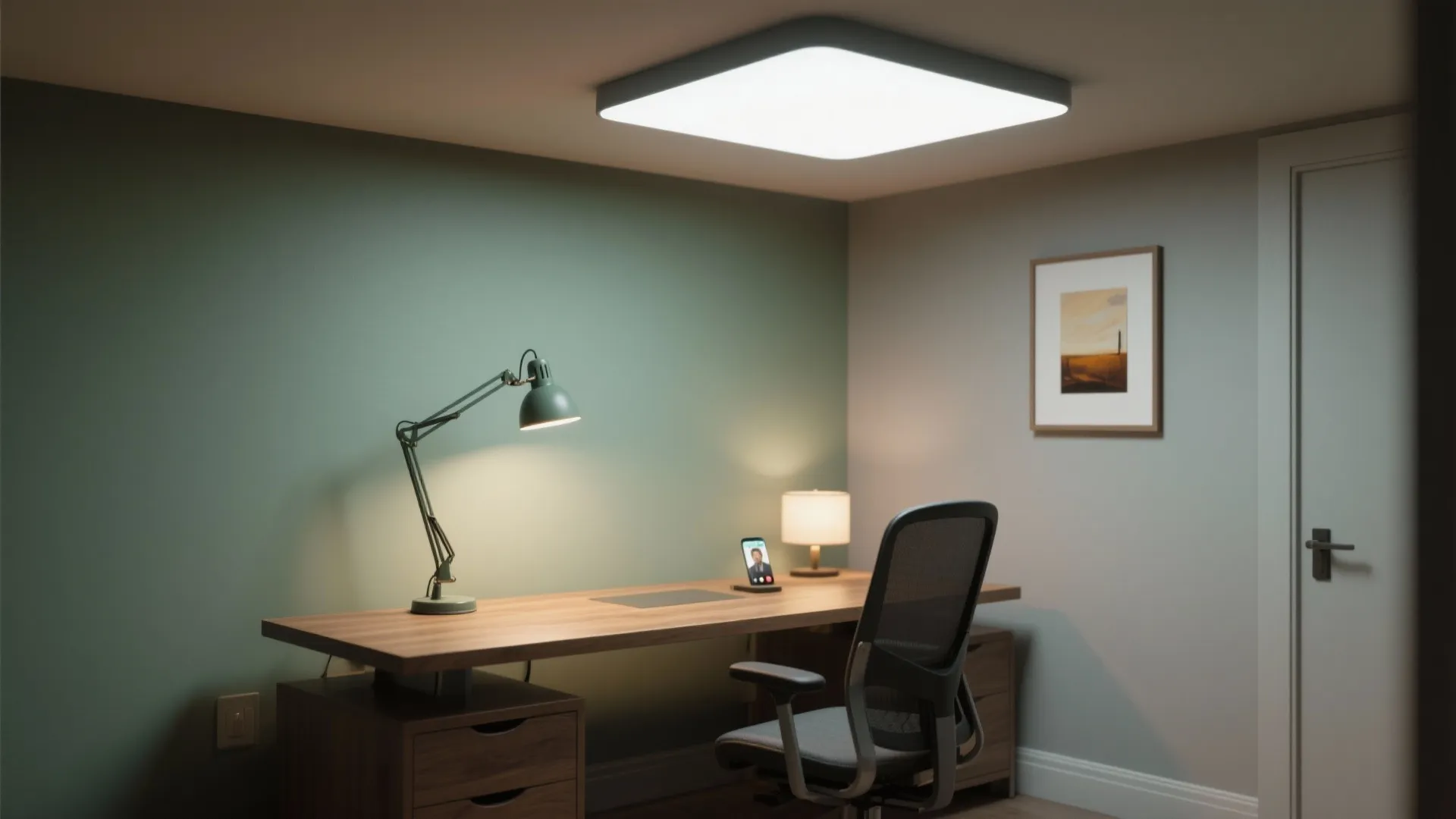 2) Layered Lighting That Works as Decor