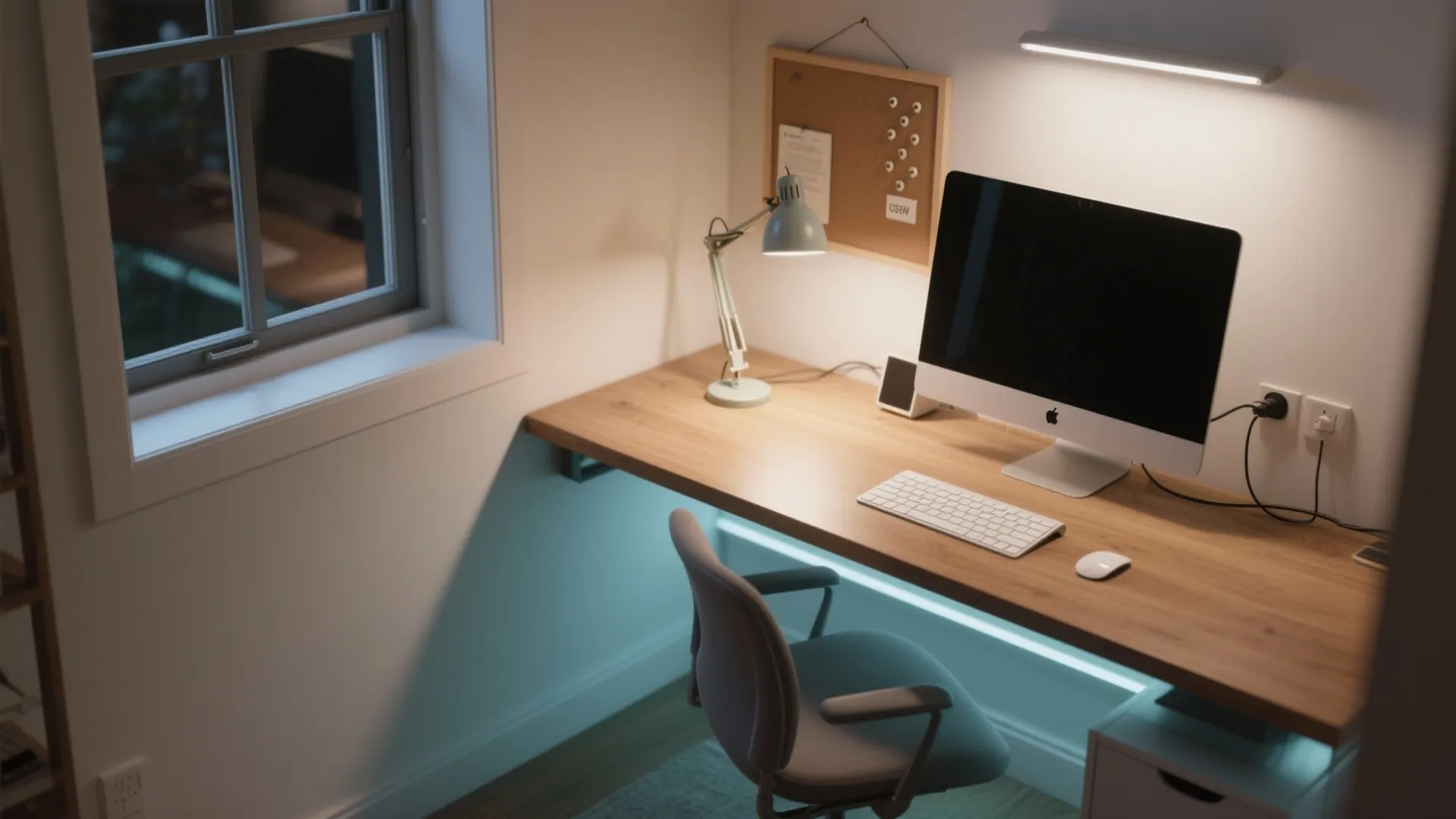 Layered daylight and task lighting that tracks your tasks