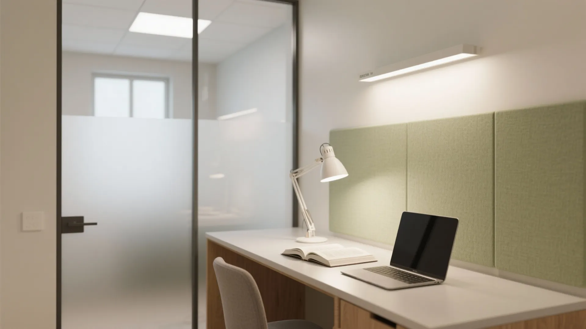 Layered lighting that flatters reading