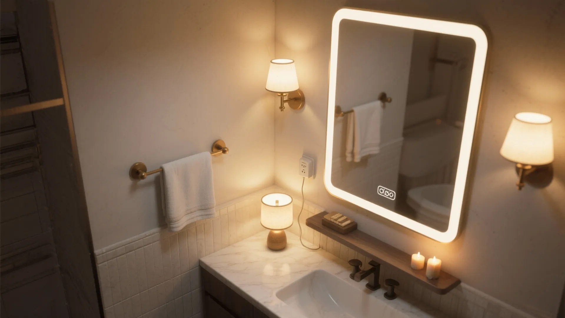 4. Soft, layered lighting