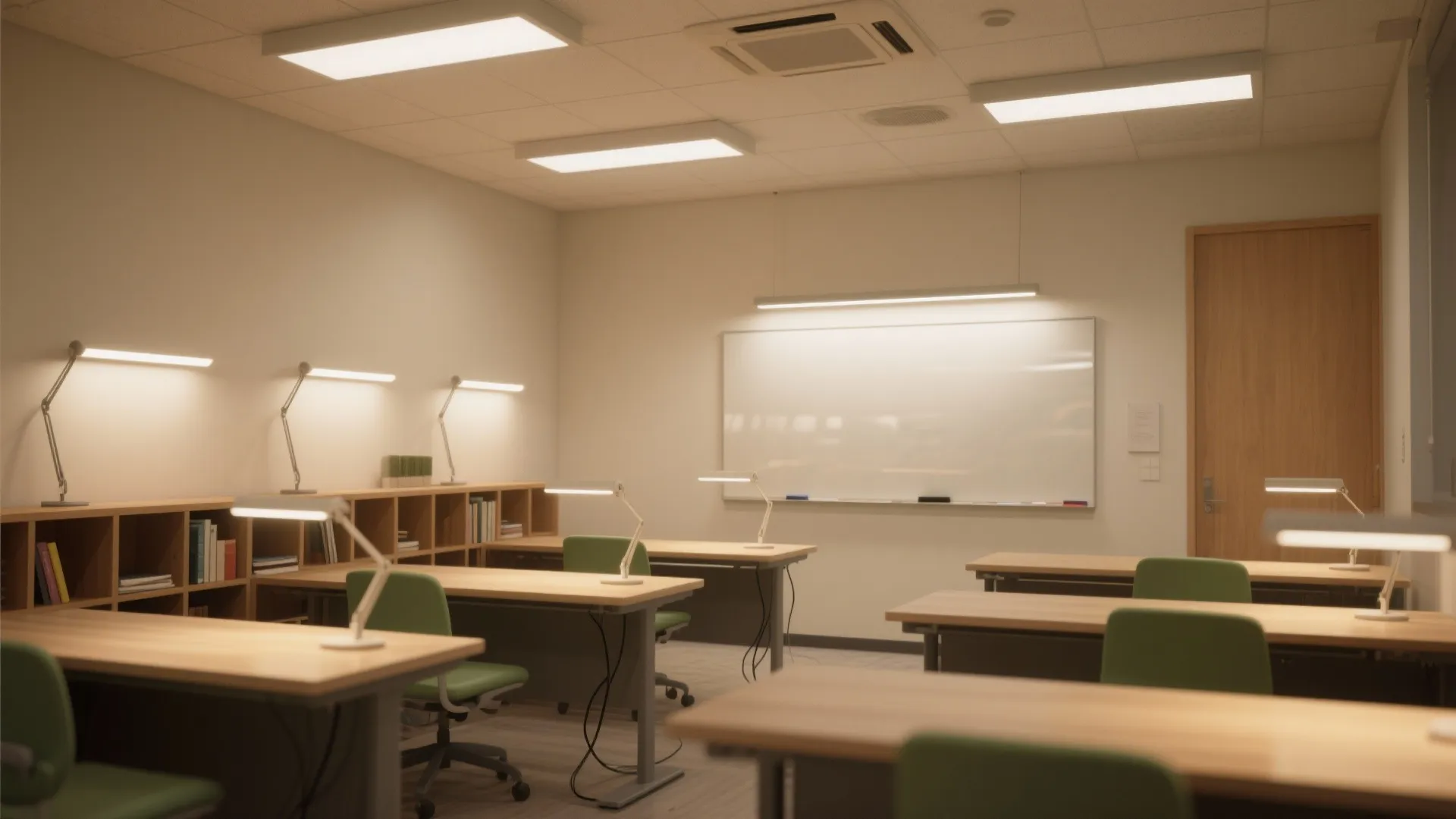 Layered lighting that fights glare and eye strain