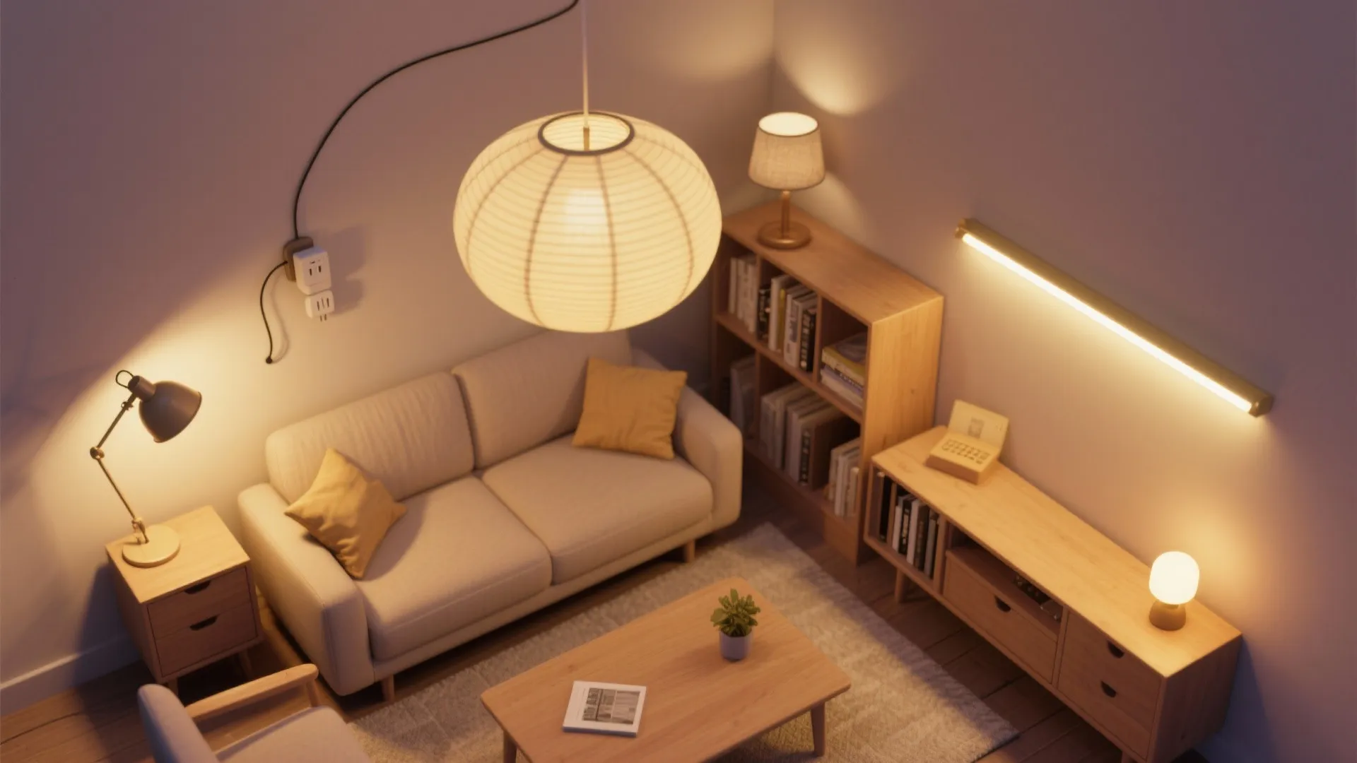 Layered lighting on a budget